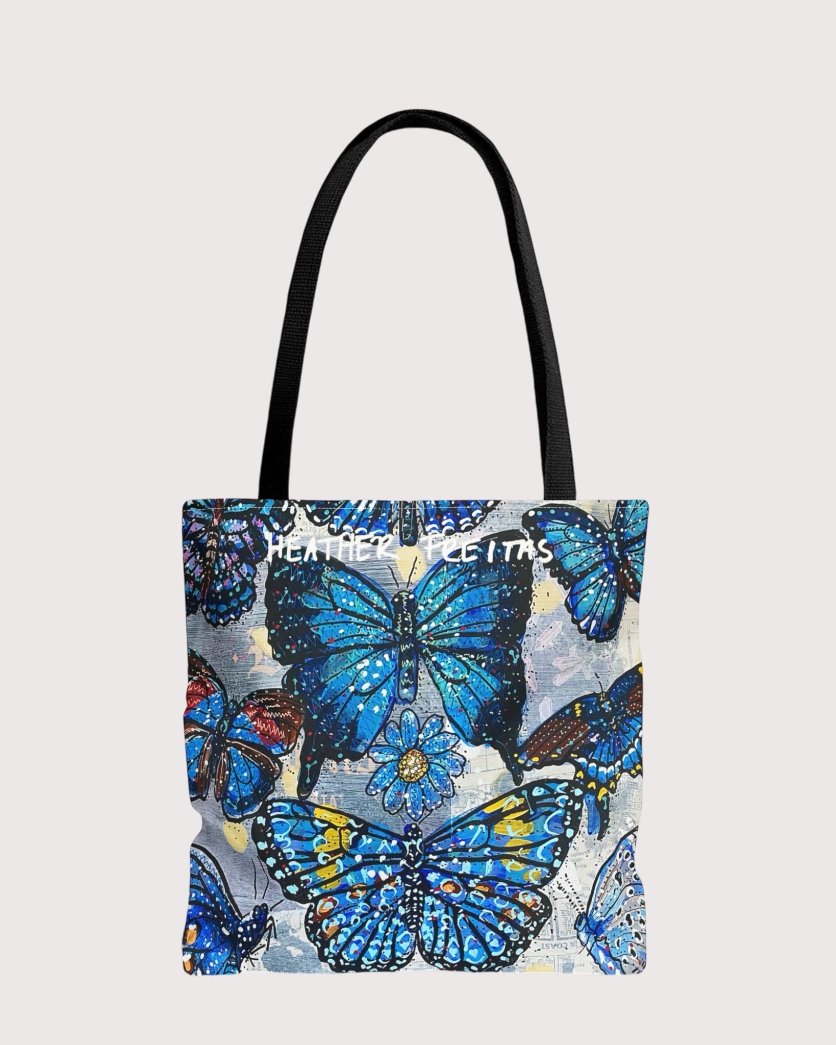 Butterfly Blue Tote Bag