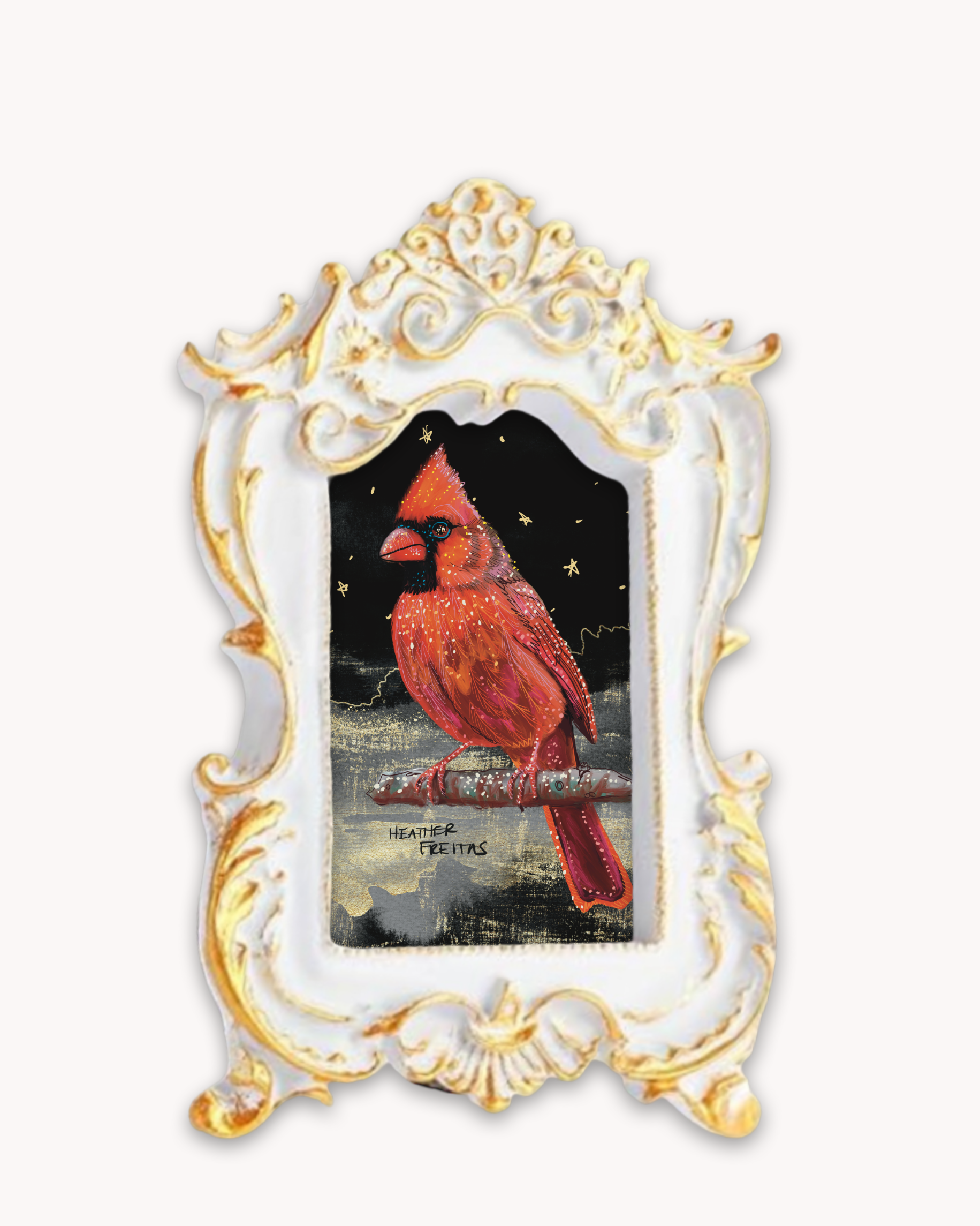 Cardinal Framed Magnet