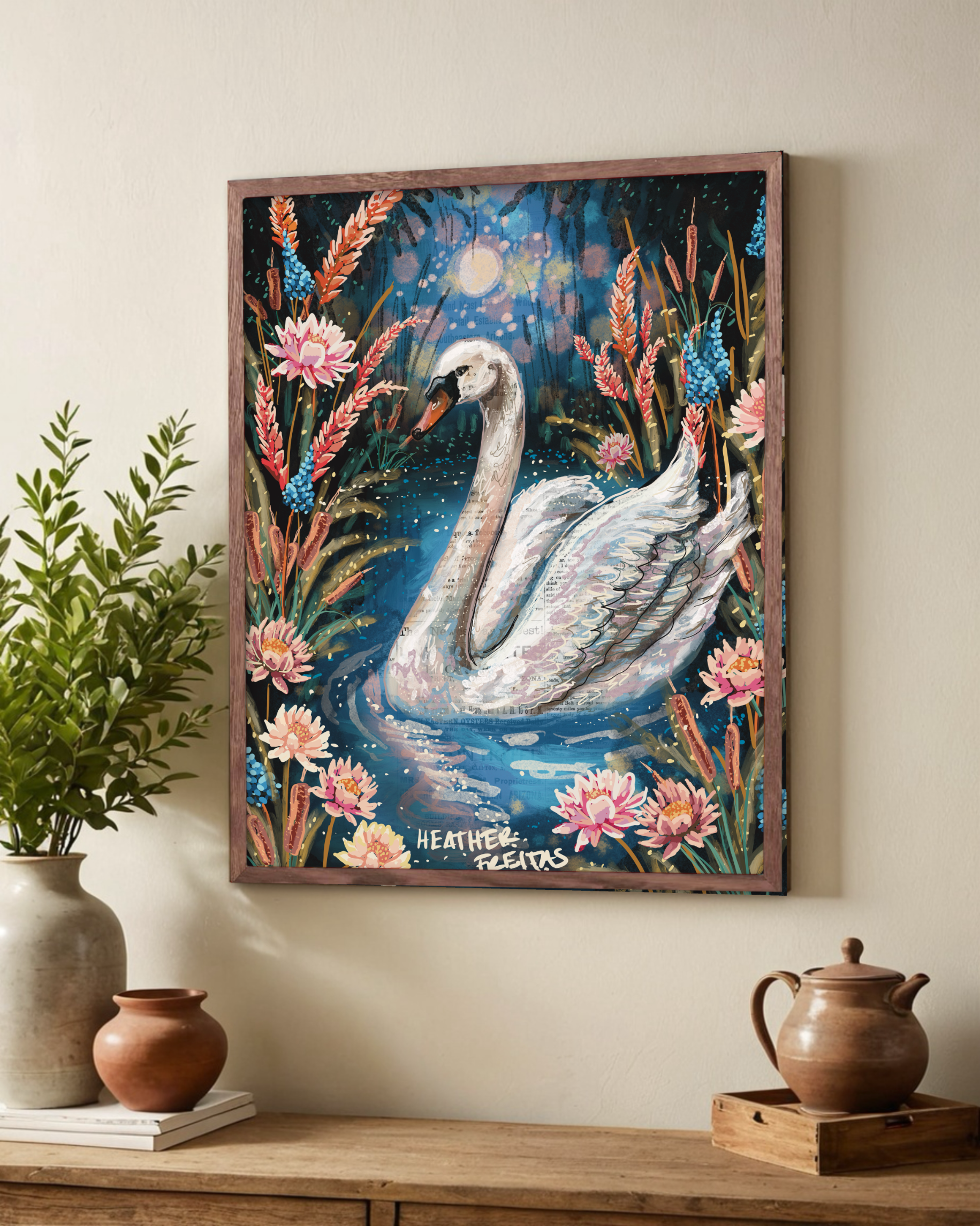 Swan Lake - Limited Edition Print