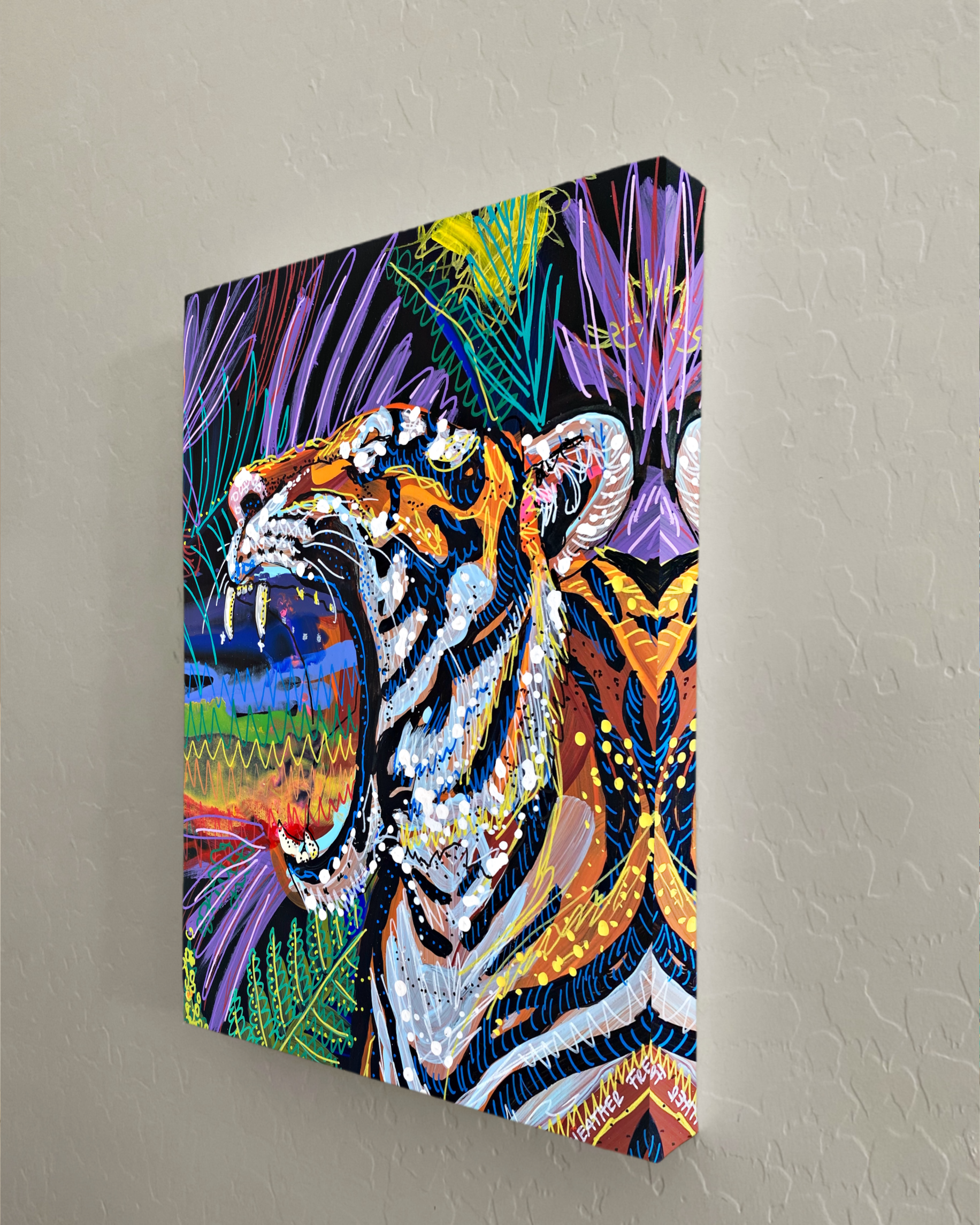 Tiger Tides & Rainbow Vibes - Limited Edition Printb