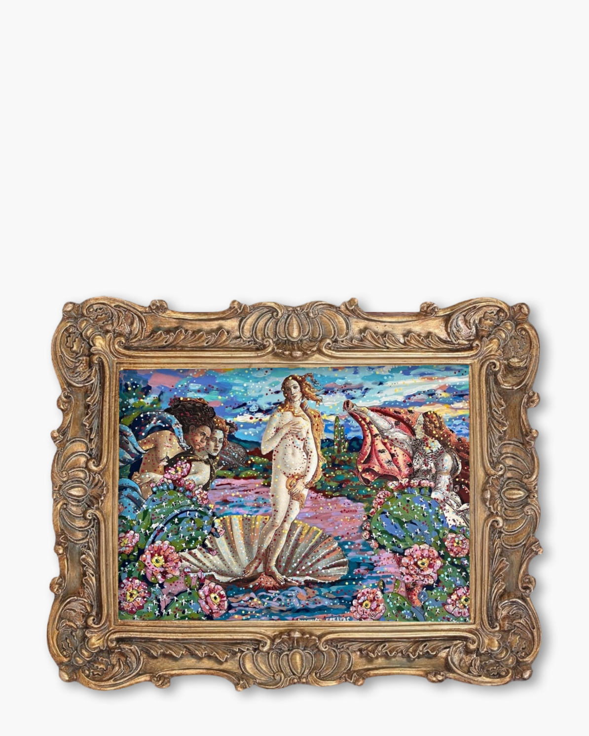 Desert Birth Of Venus Fine Art Magnet ( Large )