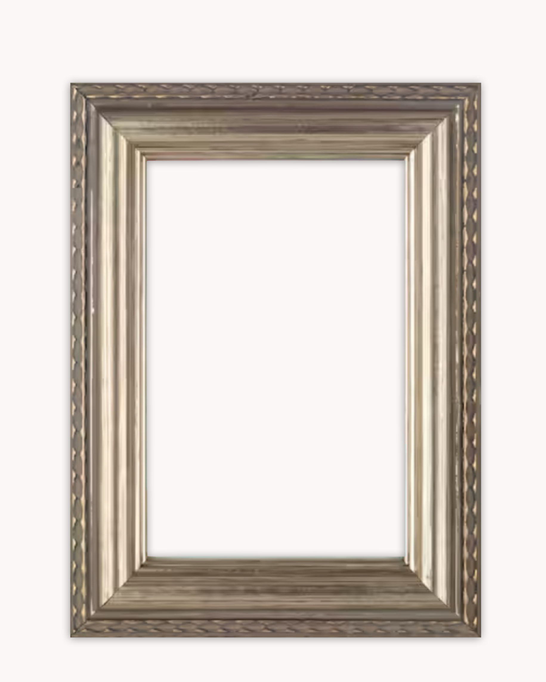 Serendipity Silver Wood Frame ( for small works on paper and panel )