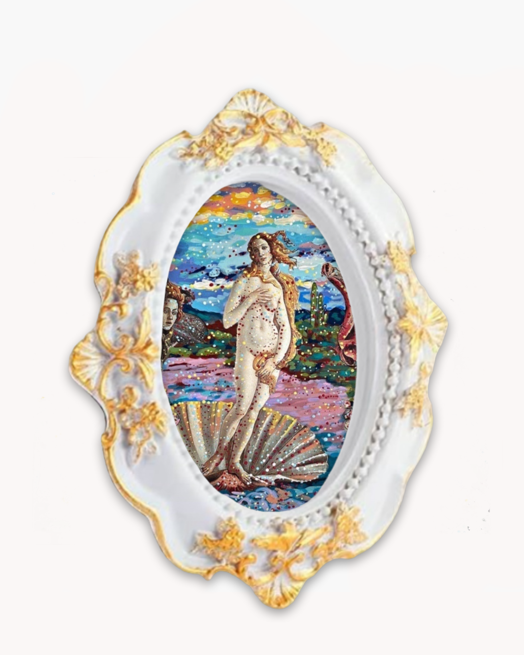 Desert Birth Of Venus Framed Magnet