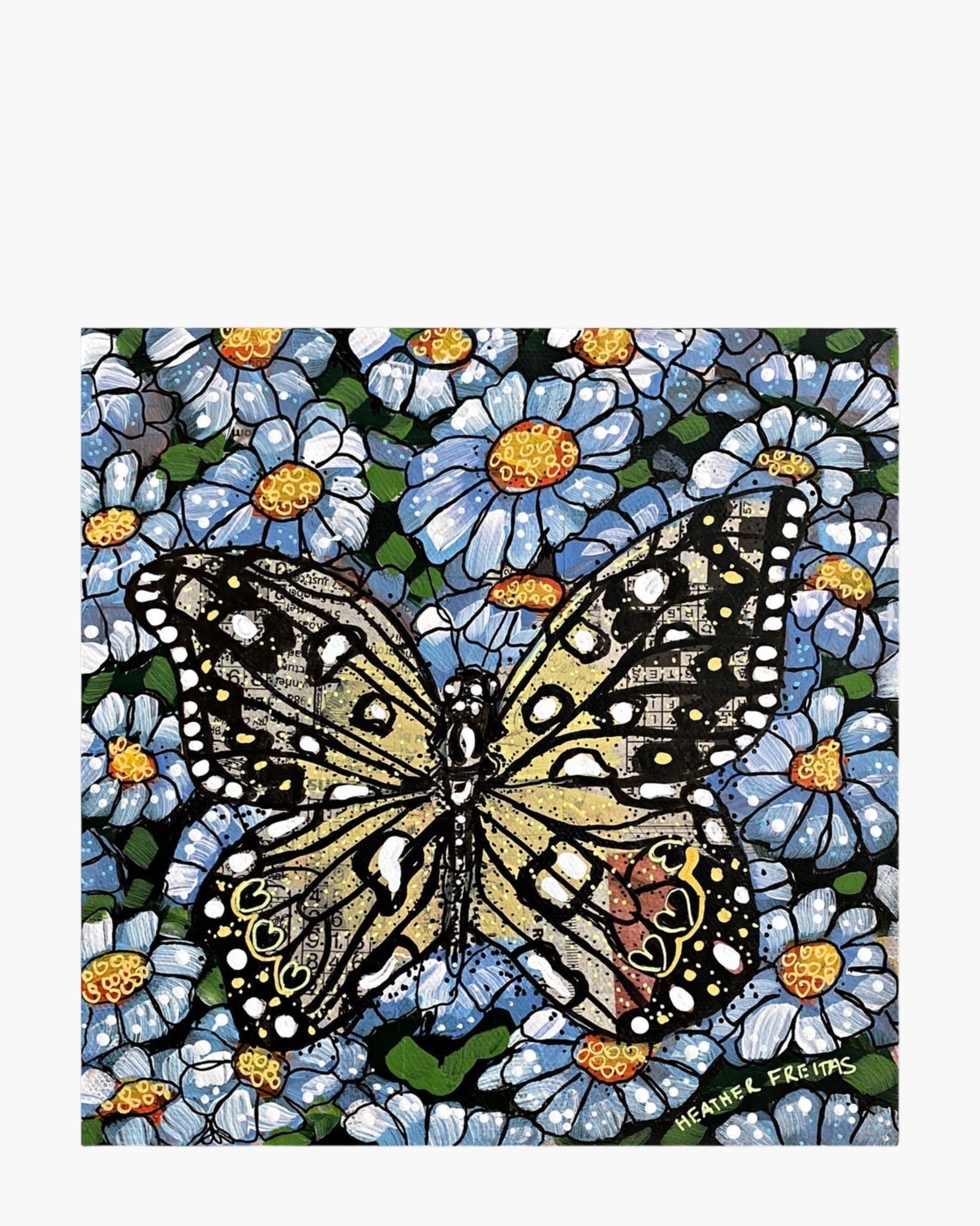 Daisy Butterfly - Limited Edition Signed Paper Print