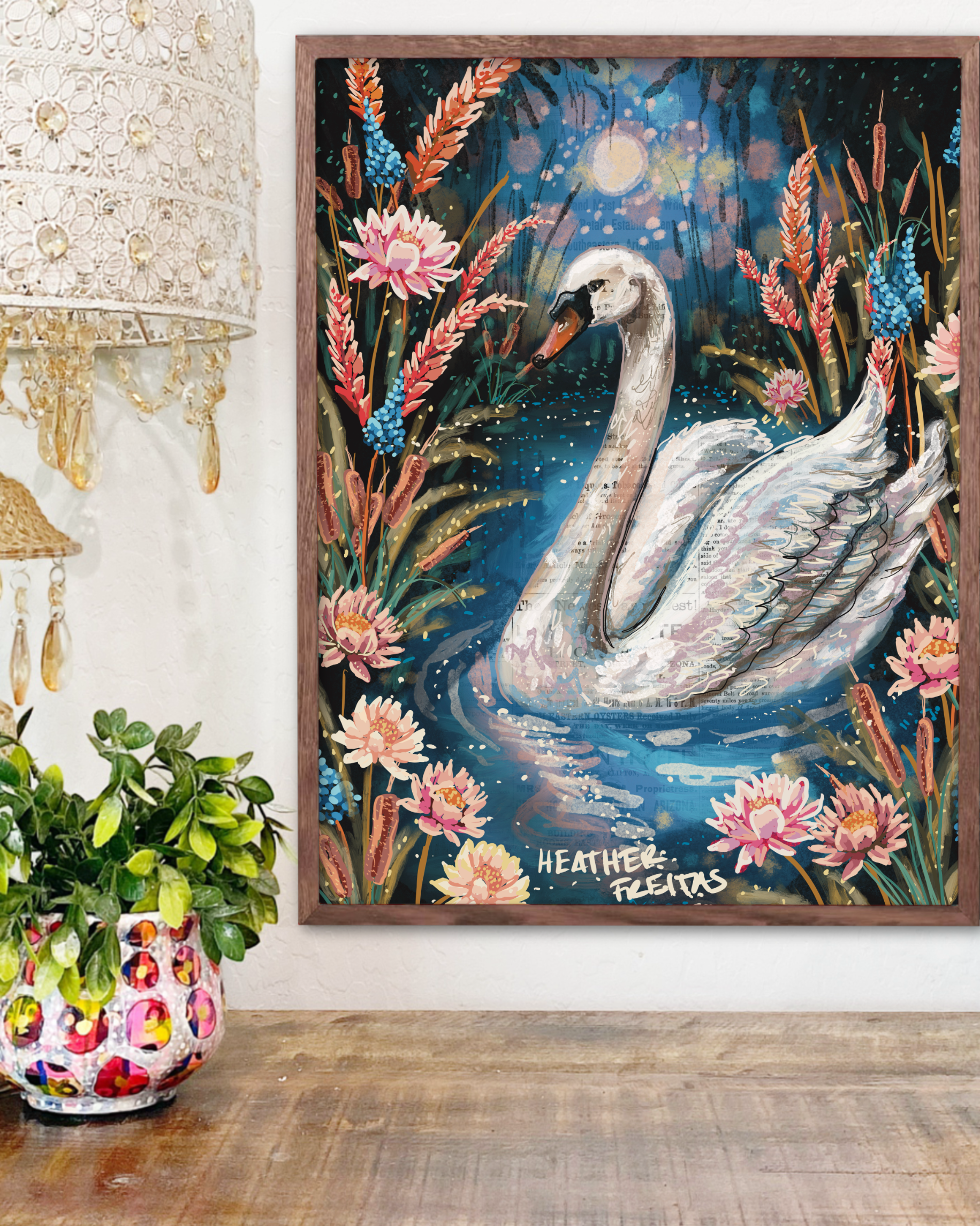 Swan Lake - Limited Edition Print