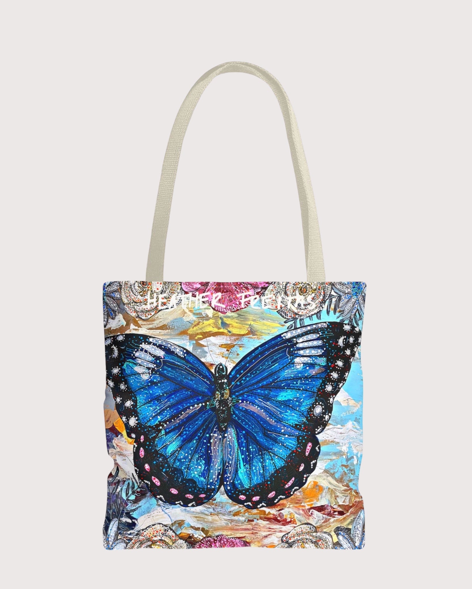 Diamond Monarch Tote Bag