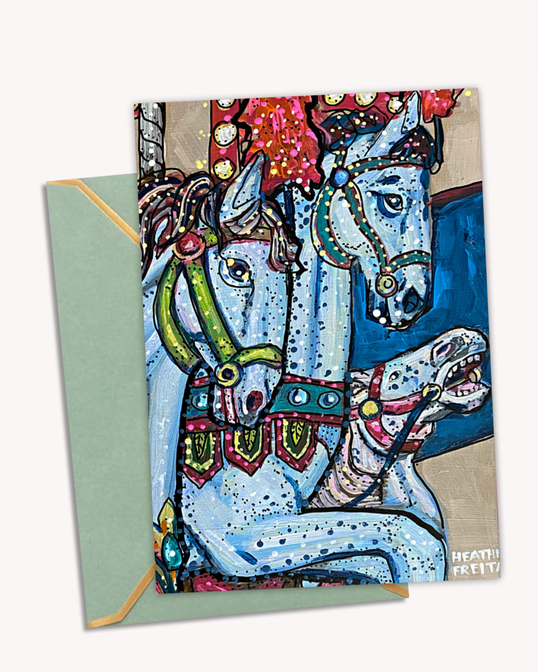 Carousel Horse - Greeting Card / Fine Art Print