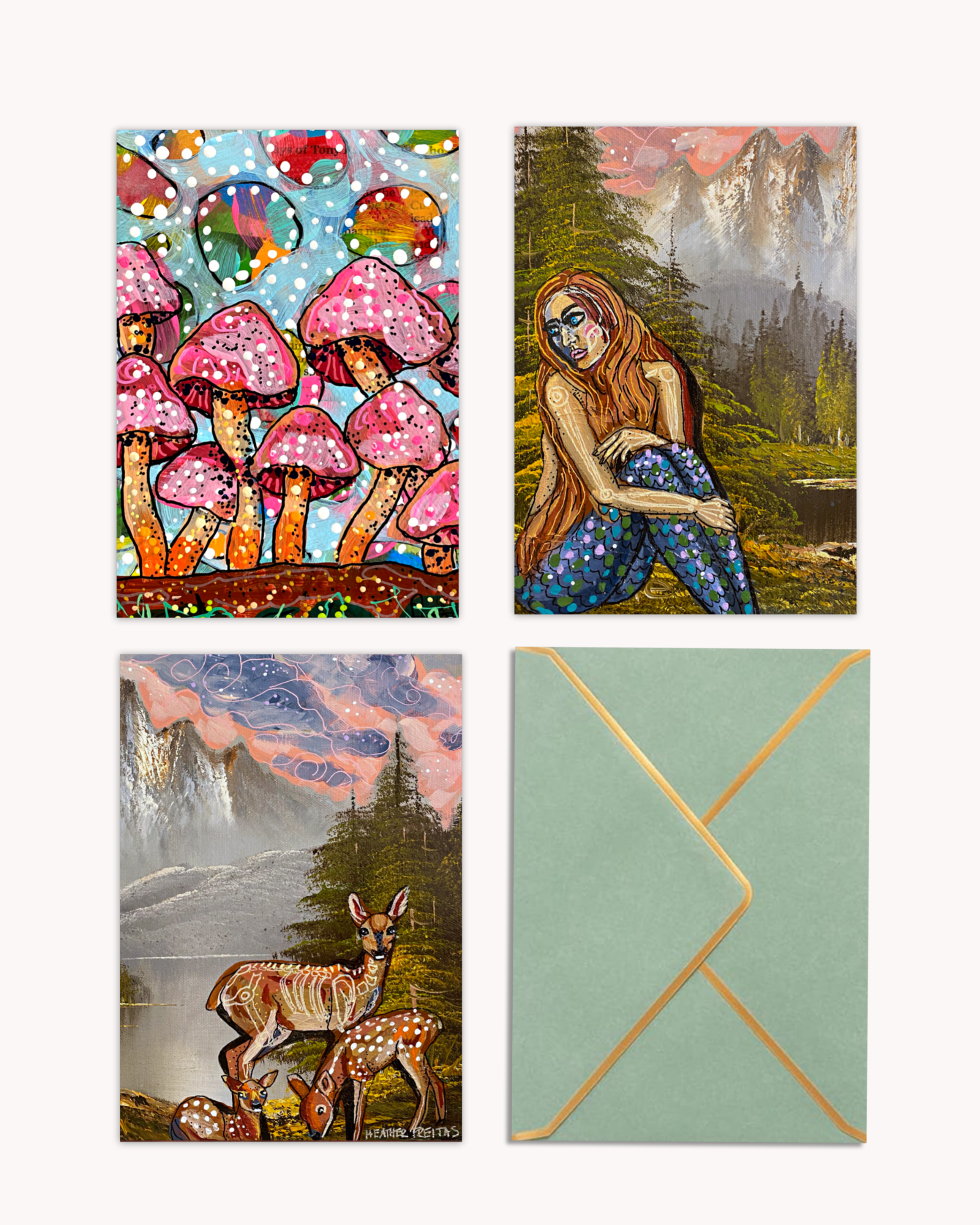 Fantasy Forest - Limited Edition Fine Art Greeting Card 9 pack