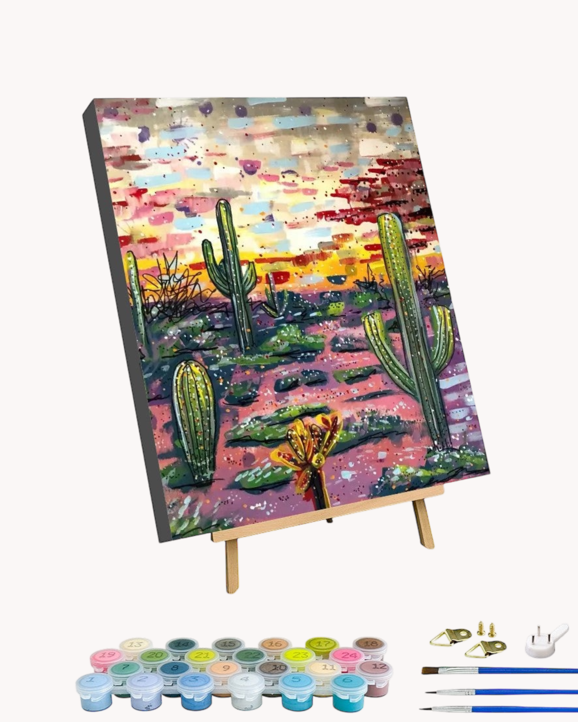 Arizona Skies - Paint by Numbers Kit for Adults with Stand