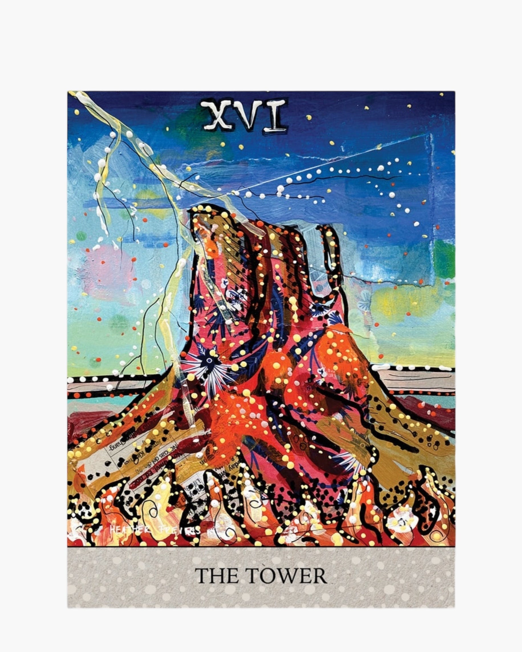 The Tower Tarot Hahnemühle Photo Rag Print