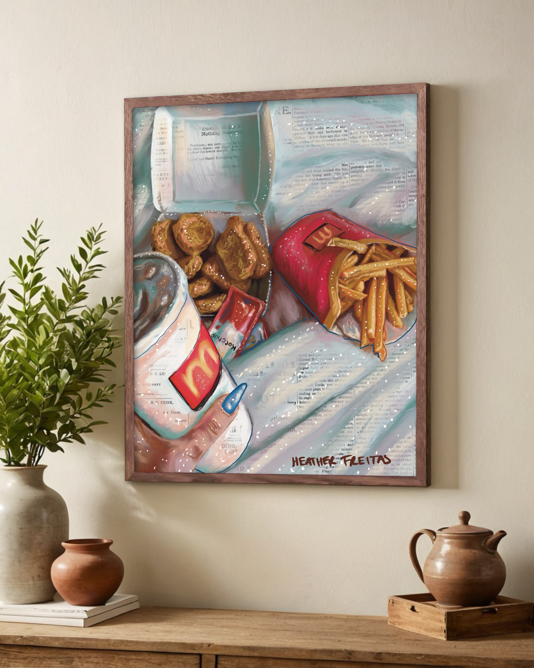 Mmm Fast Food - Limited Edition Print