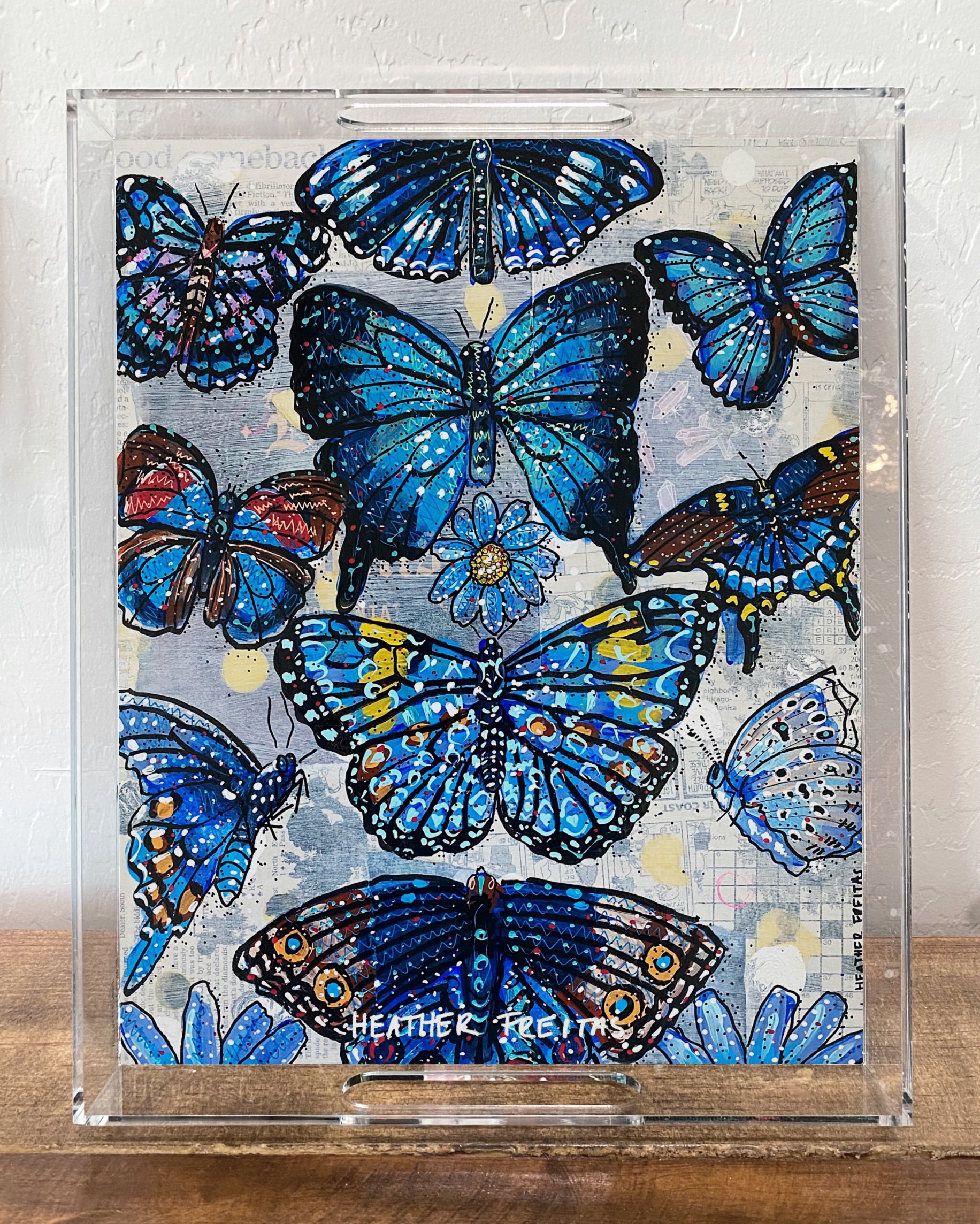 Butterfly Species - Limited Edition Acrylic Tray