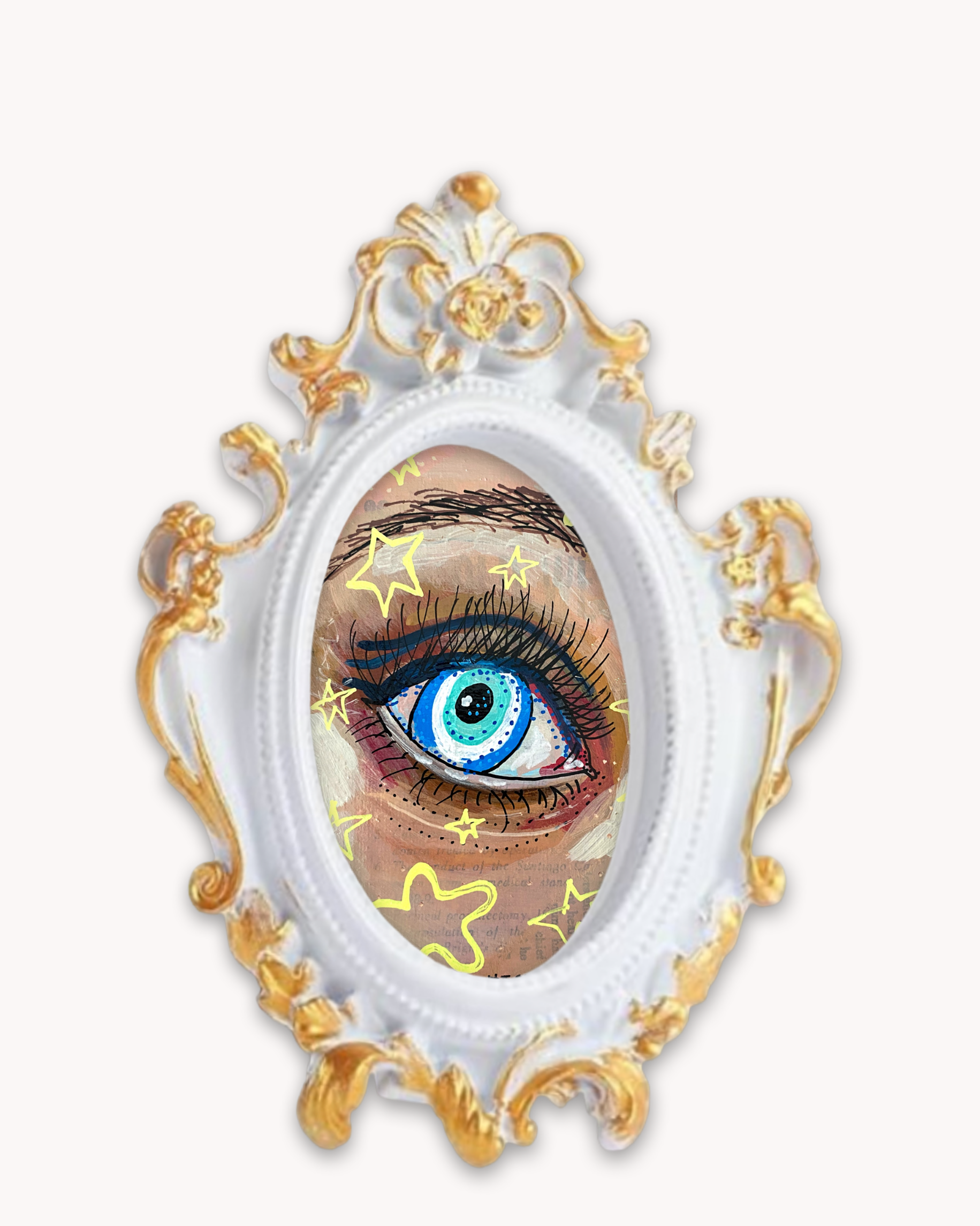 Seeing Stars Evil Eye Framed Magnet