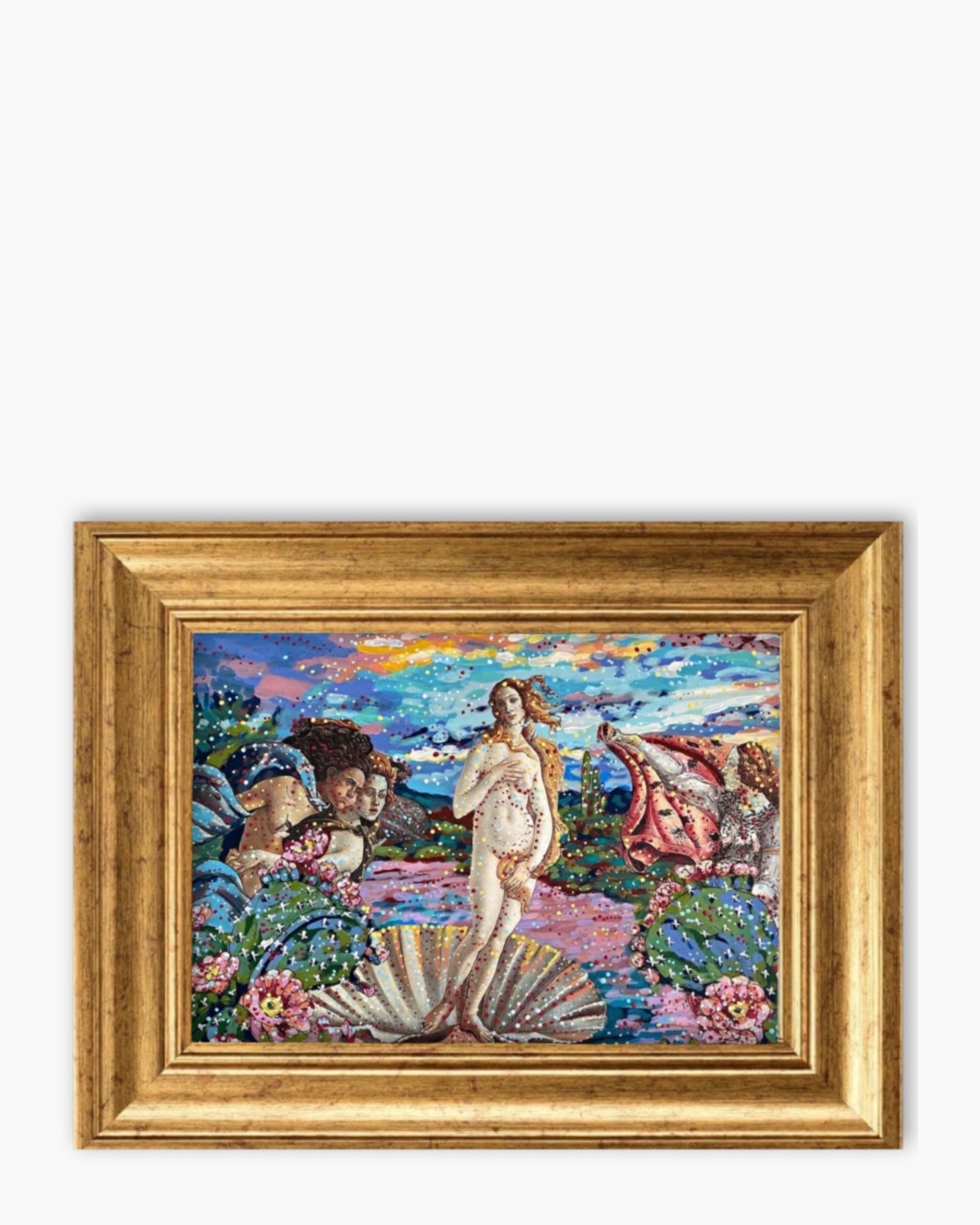 Desert Birth Of Venus Fine Art Magnet ( Large )