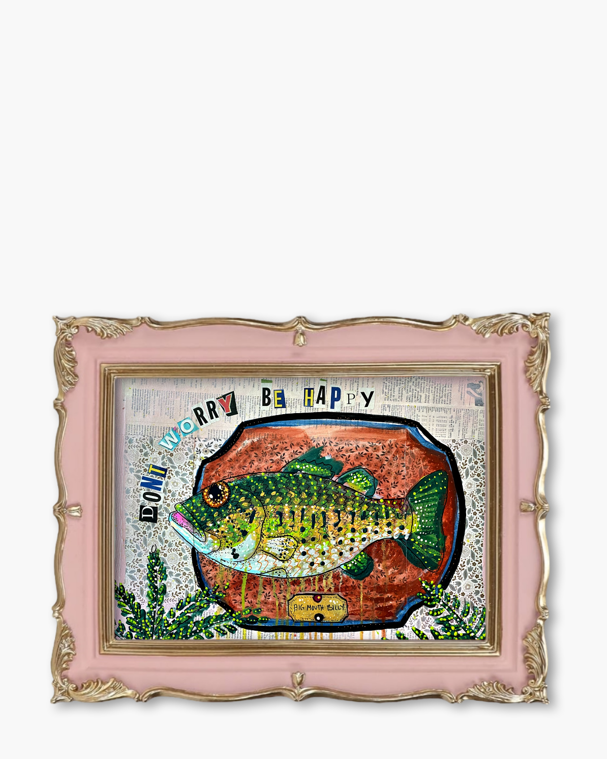 Be Happy Fine Art Magnet ( Large )