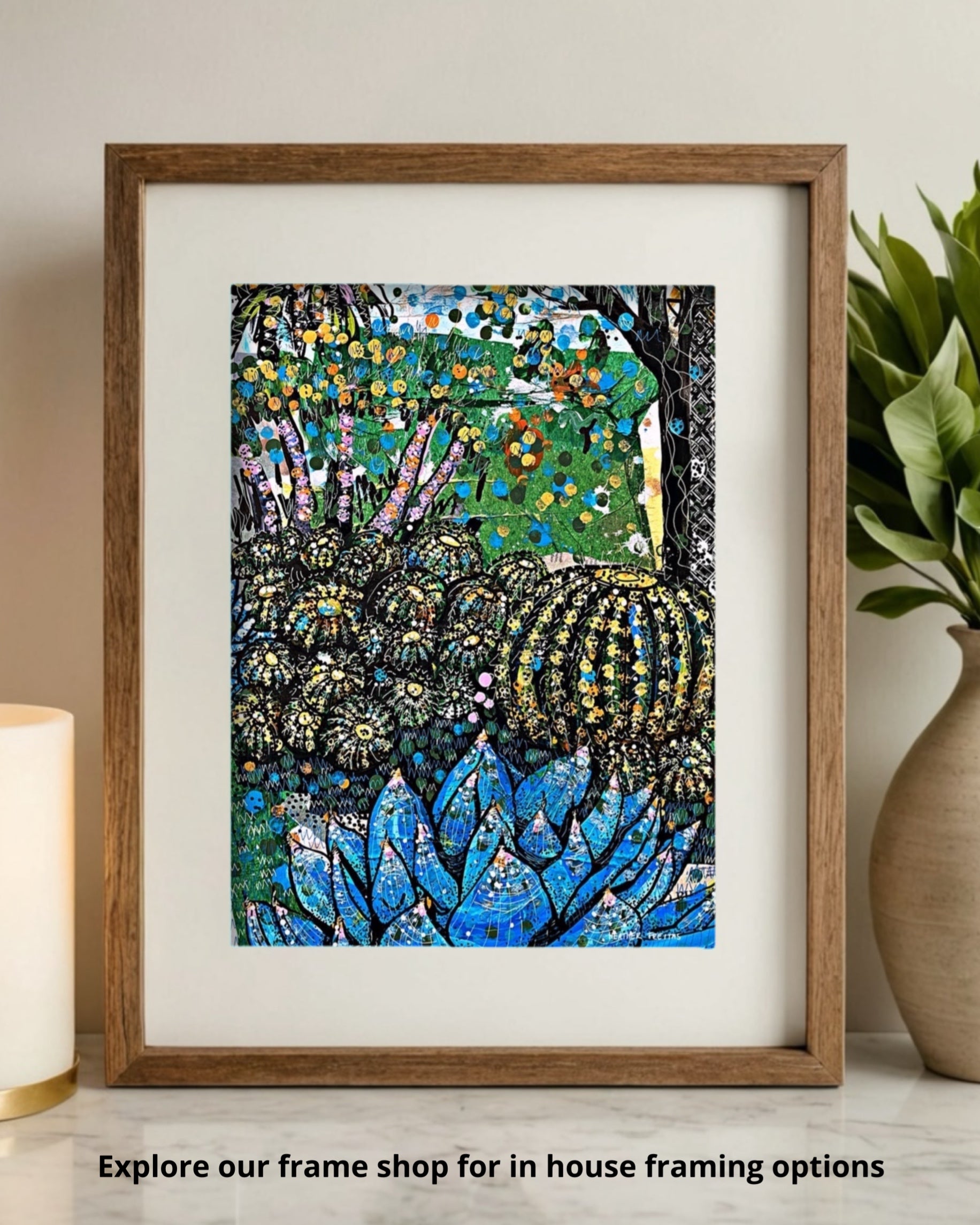 Barrel Cactus Candyland - Limited Edition Print