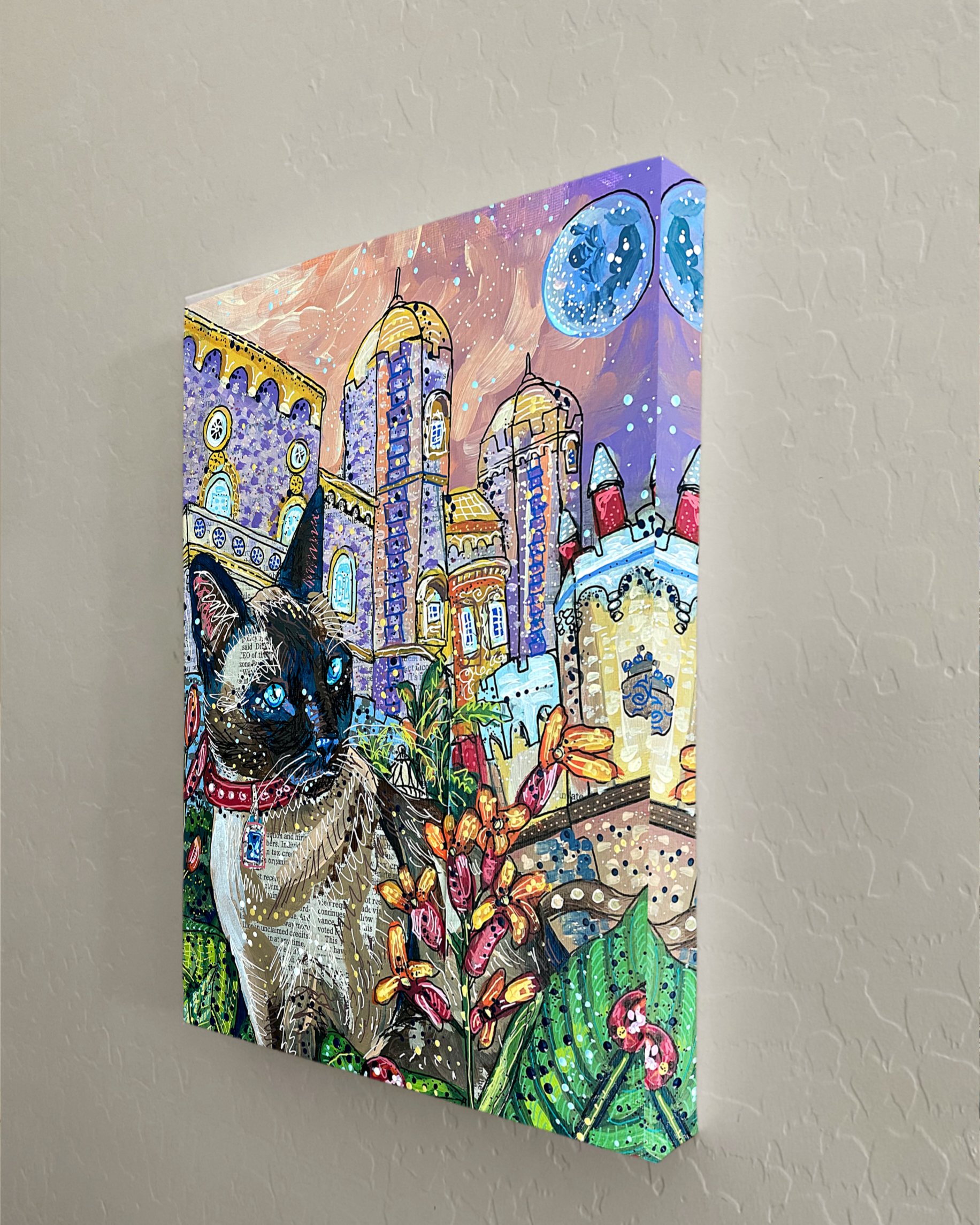 Moon Castle Cat - Limited Edition Print