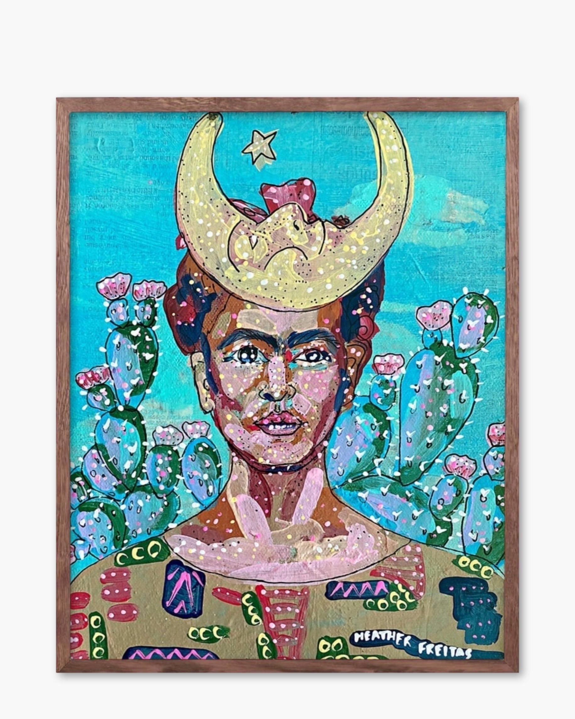 Frida & The Moon - Limited Edition Print