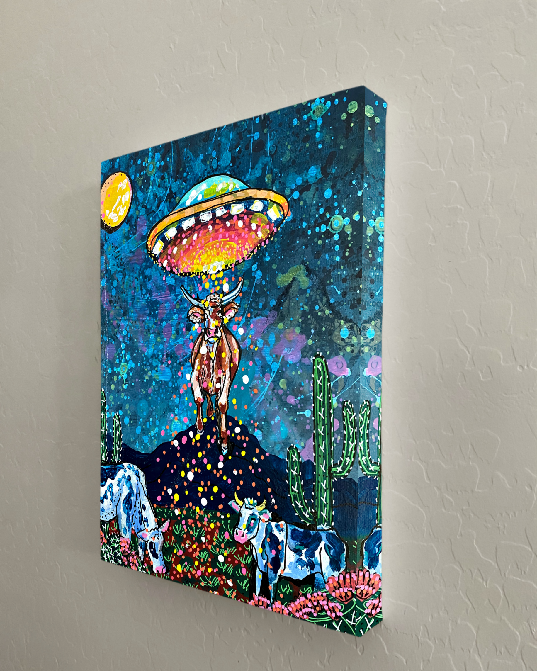 Desert Cow UFO - Limited Edition Print