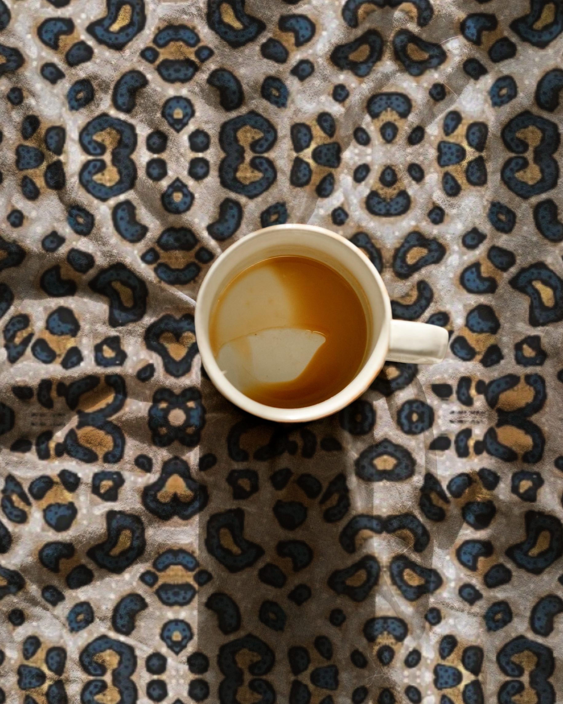 Polka Dot Leopard Print Tea Towel