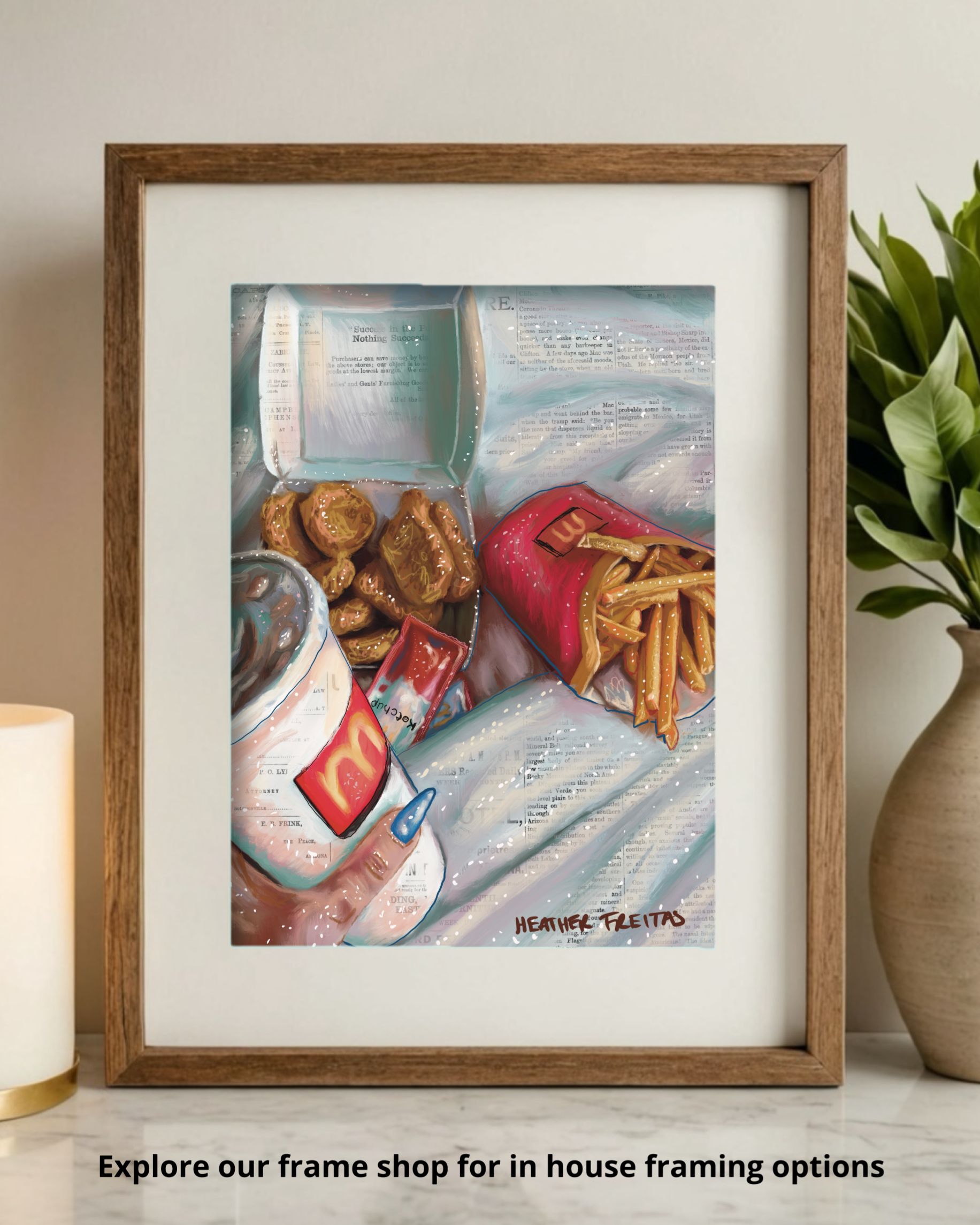 Mmm Fast Food - Limited Edition Print