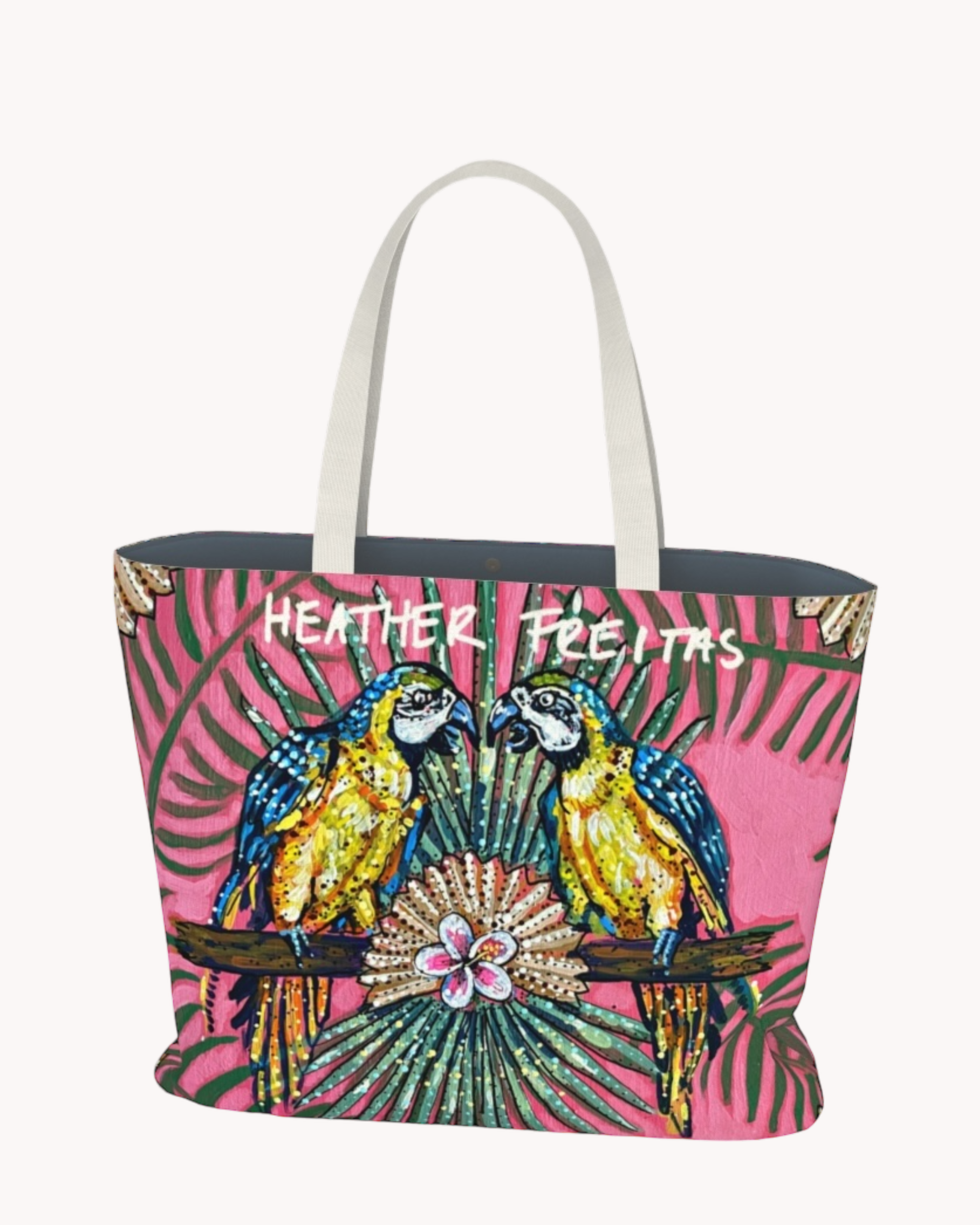 Parrot Paradise Oversized Tote