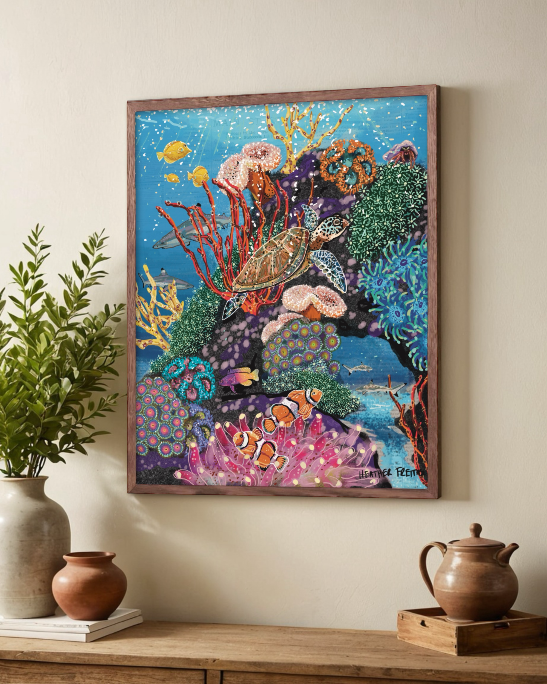 Candy Coral Reef - Limited Edition Print