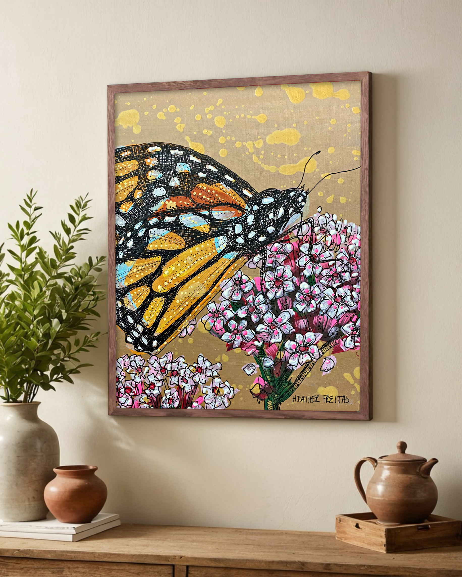 Citrine Monarch - Limited Edition Print