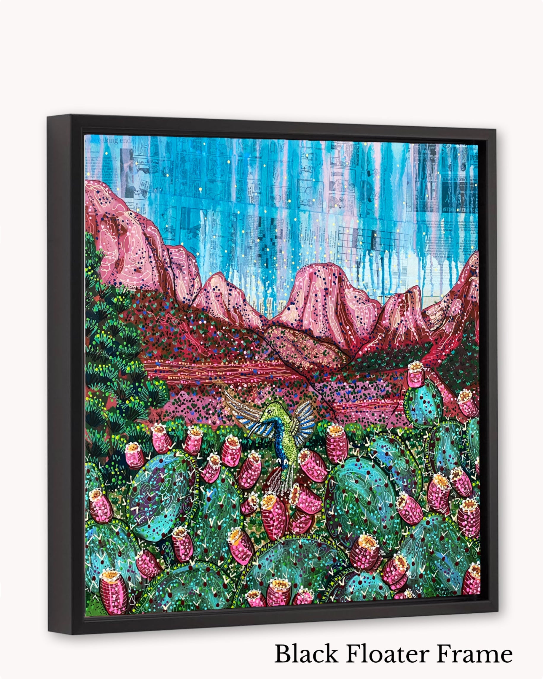 Prickly Pear Paradise ( Original Painting )