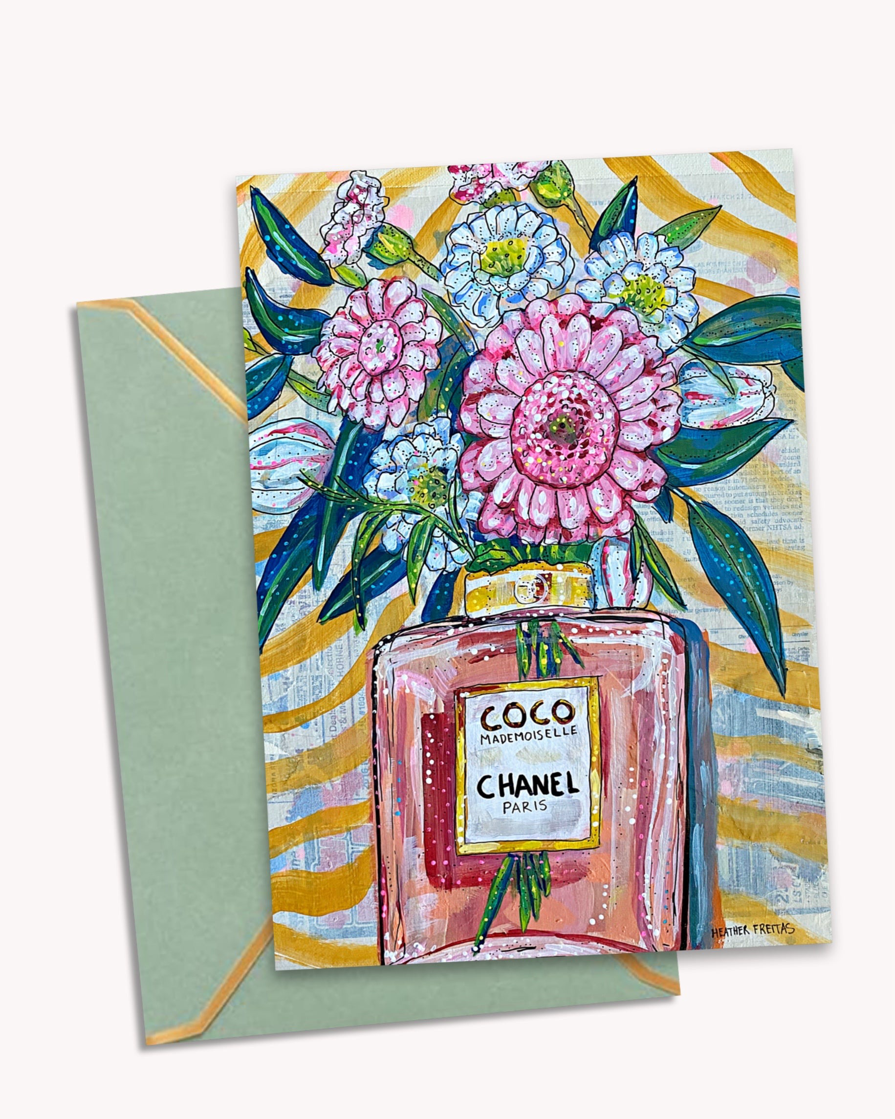 Perfume Bouquet - Limited Edition Greeting Card / Fine Art Print