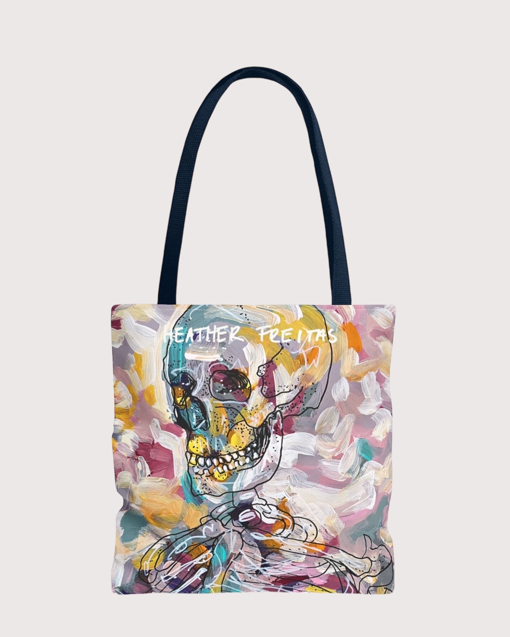 Pastel Skeleton Tote Bag