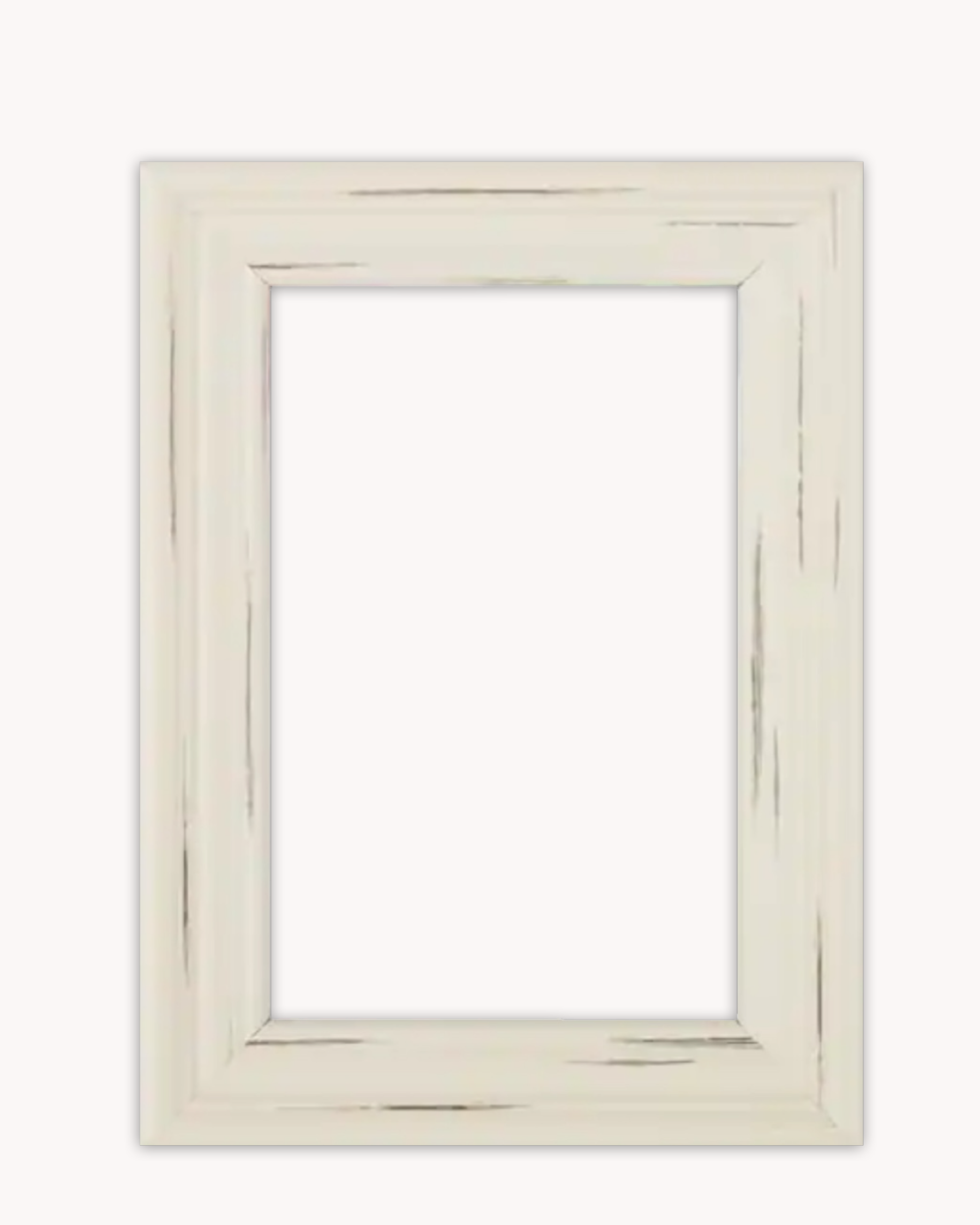 Off White Wood Frame ( for small works on paper and panel )