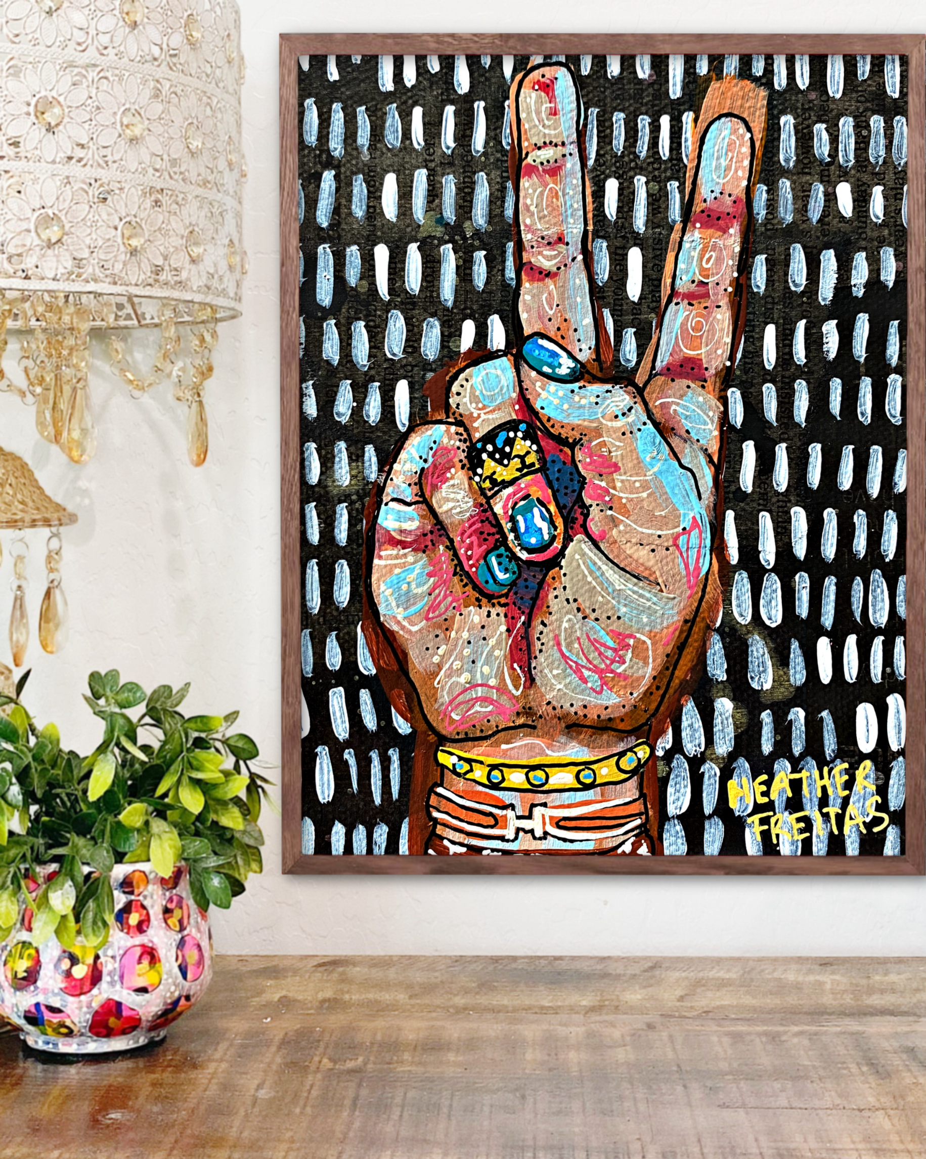 Peace, Love & Fashion - Limited Edition Print