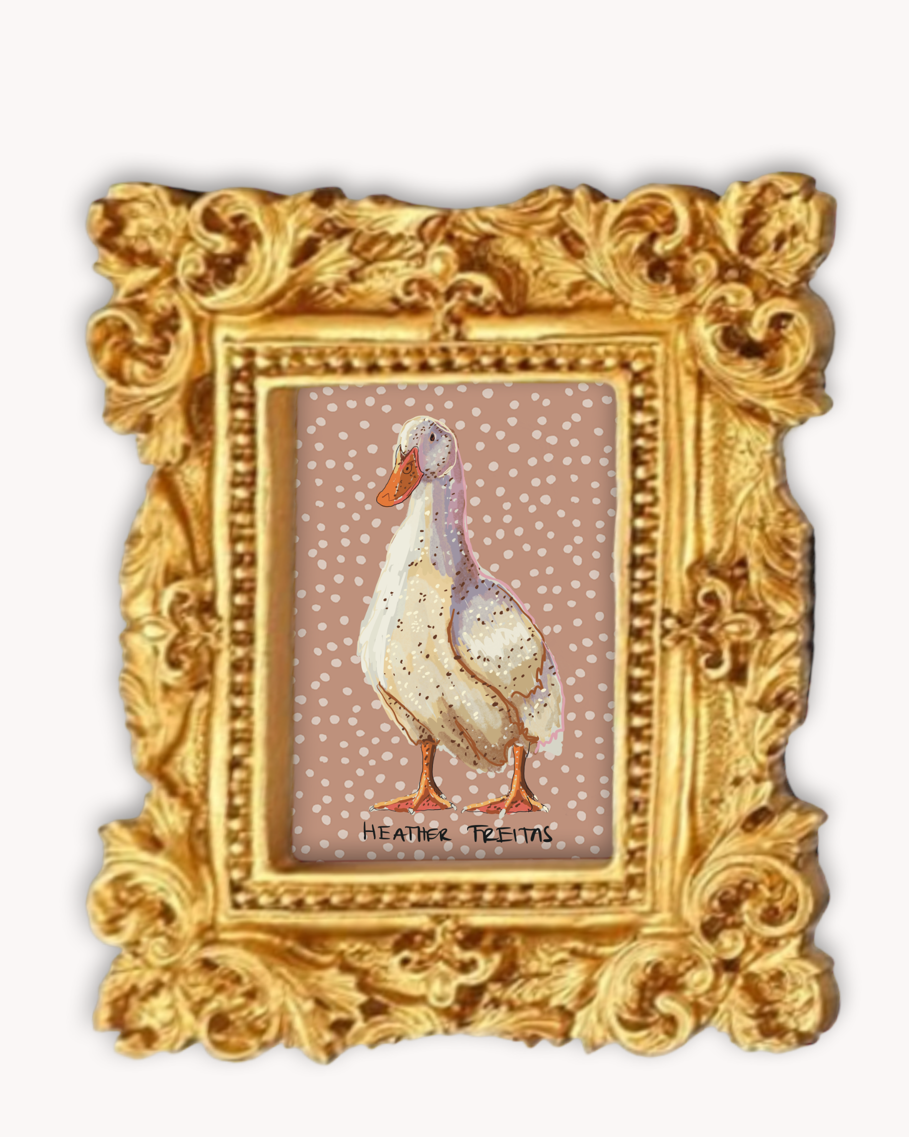 Ugly Duckling Framed Magnet