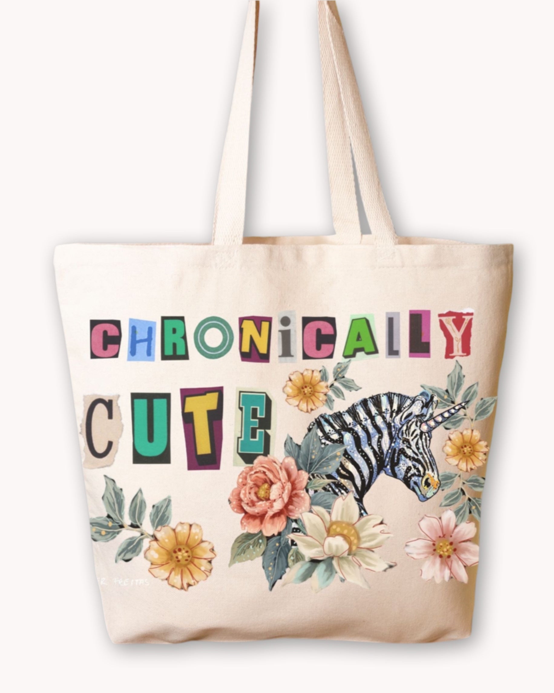 Chronically Cute Large Tote ( Pay what you can )