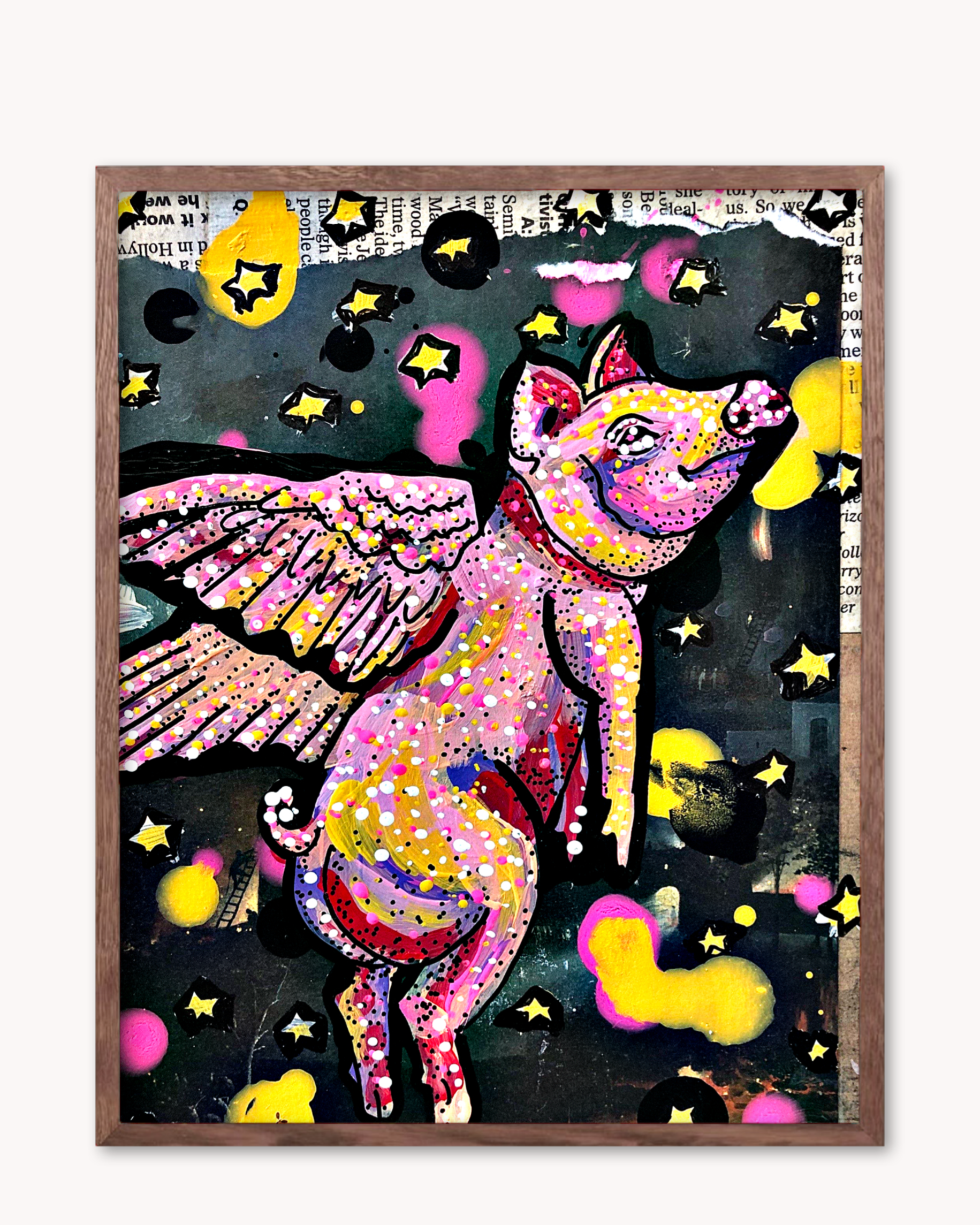 OG Flying Pig - Limited Edition Mini Print