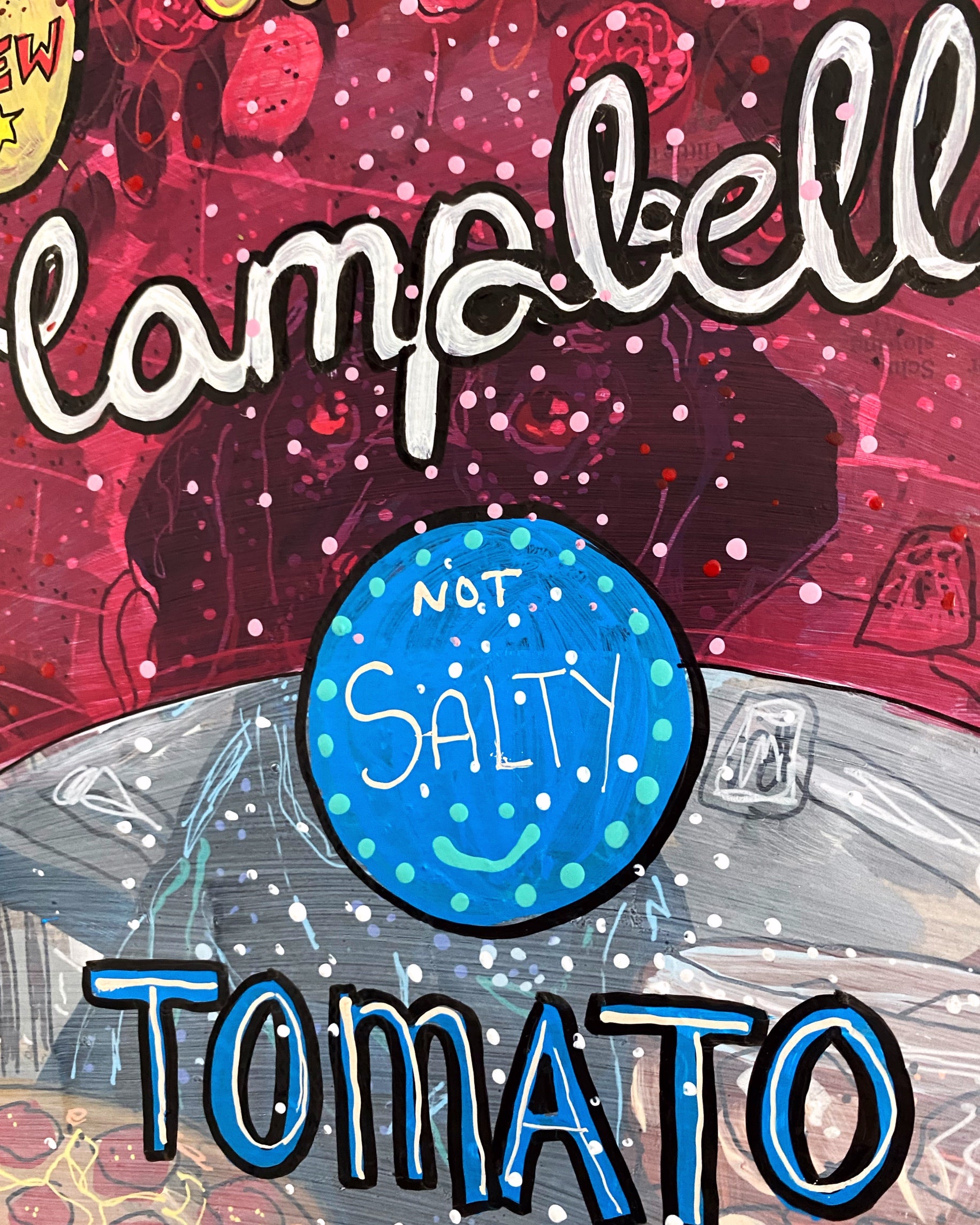 Not Salty Tomato Soup ( Original Painting )