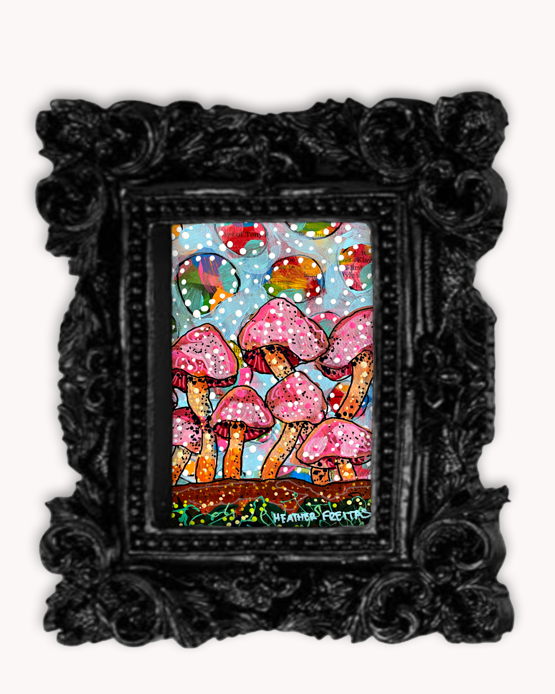 Cotton Candy Caps Framed Magnet