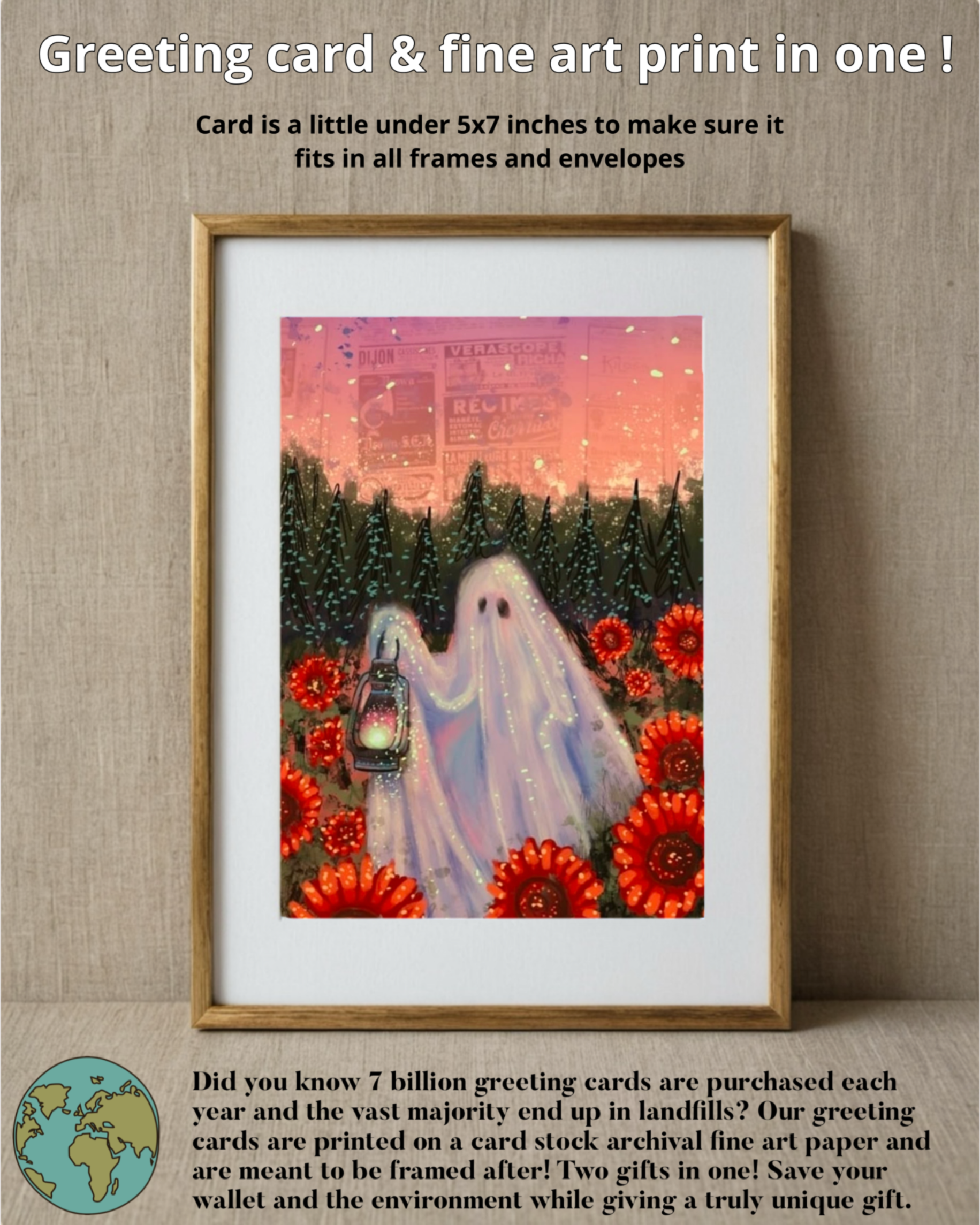 Spooky - Limited Edition Fine Art Greeting Card 9 pack