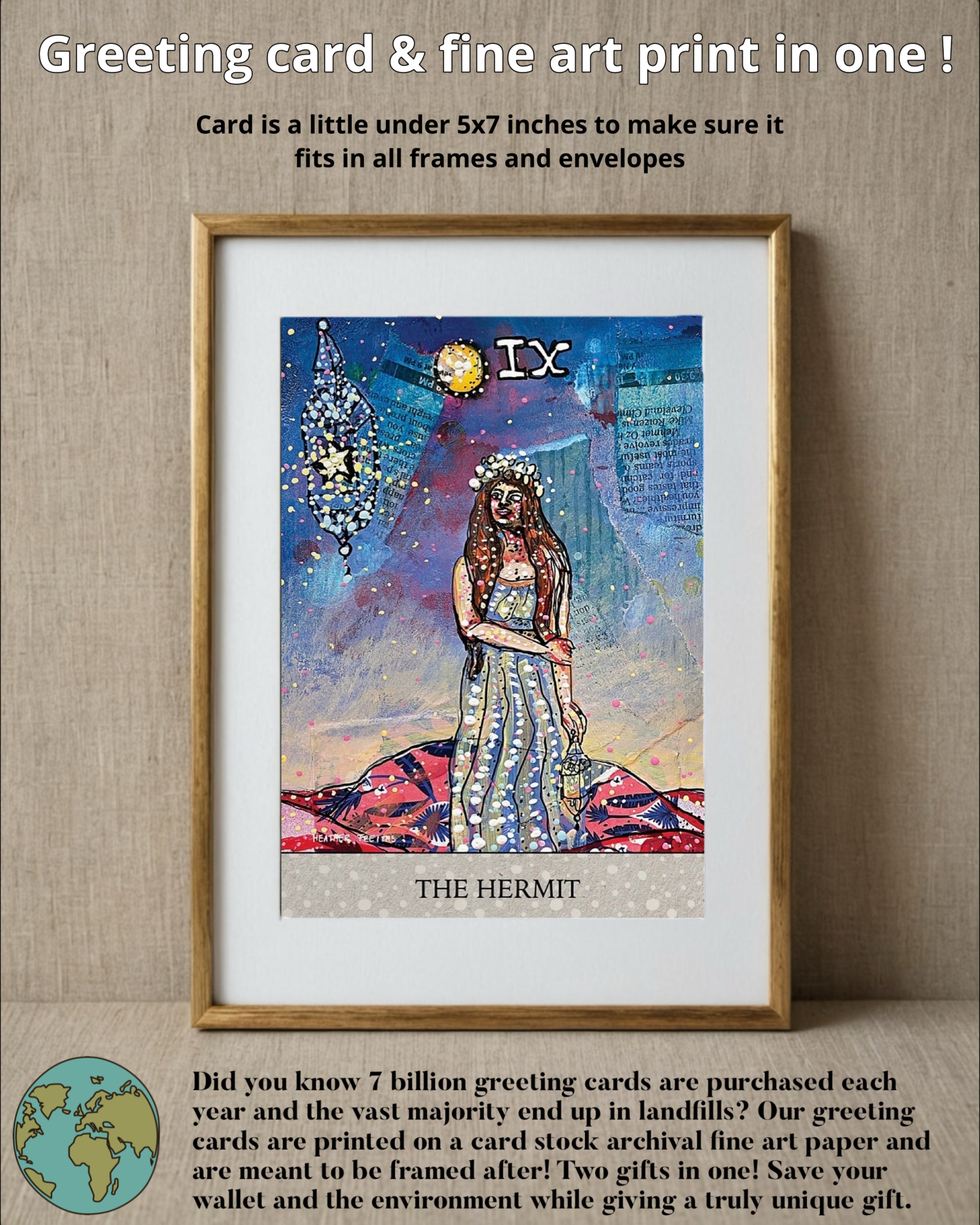 The Hermit - Limited Edition Greeting Card / Fine Art Print