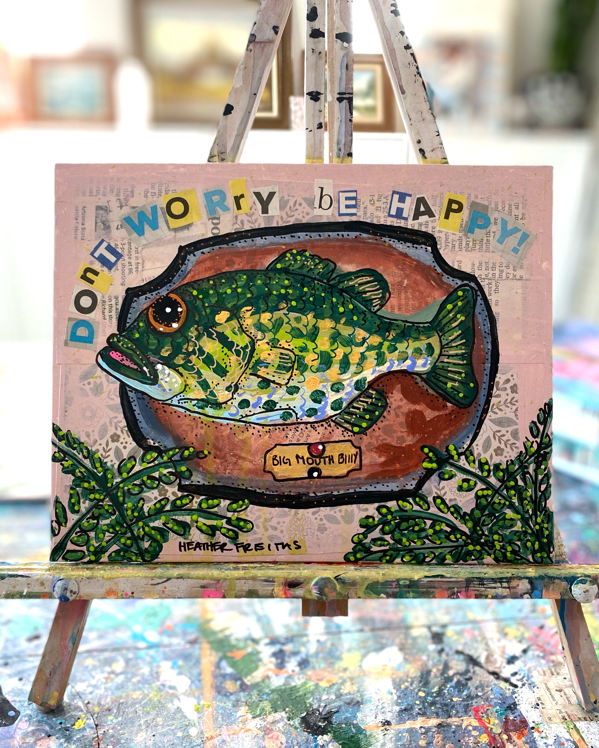 Small Mouth Bass ( Original Painting )