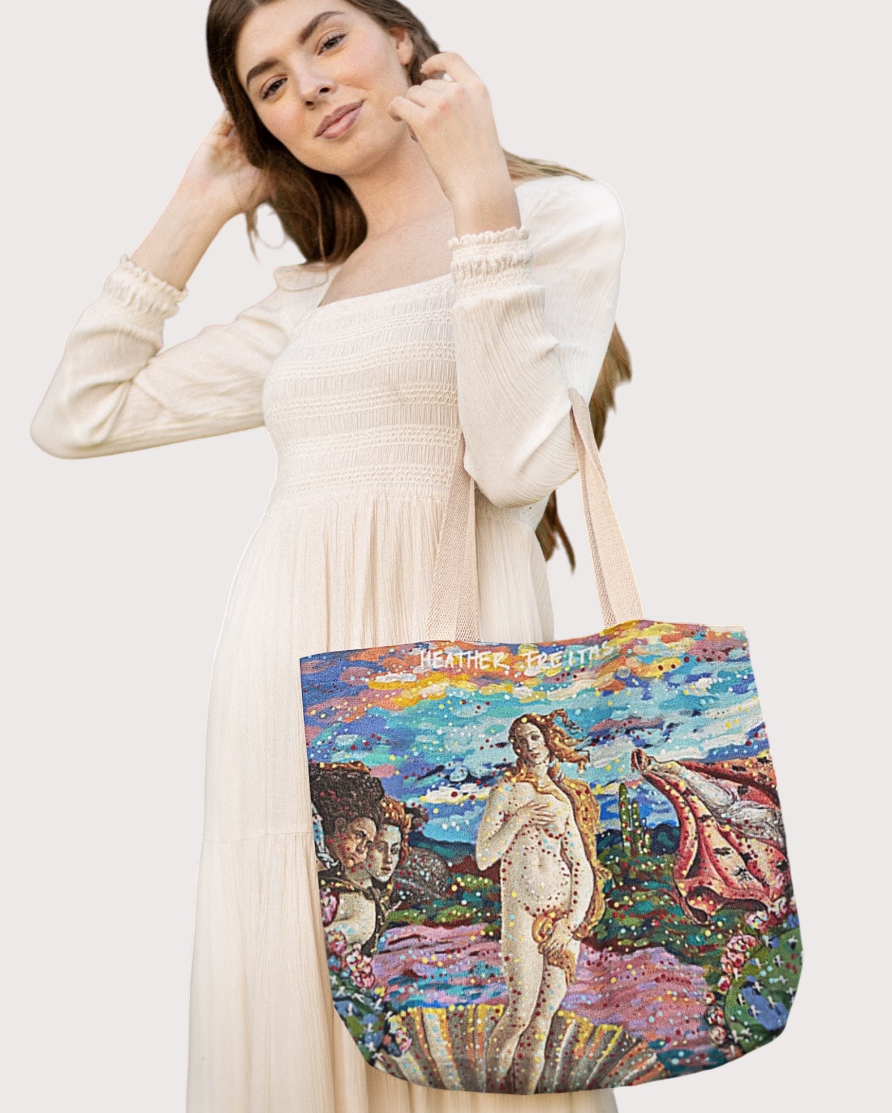 Desert Birth Of Venus Oversized Tote