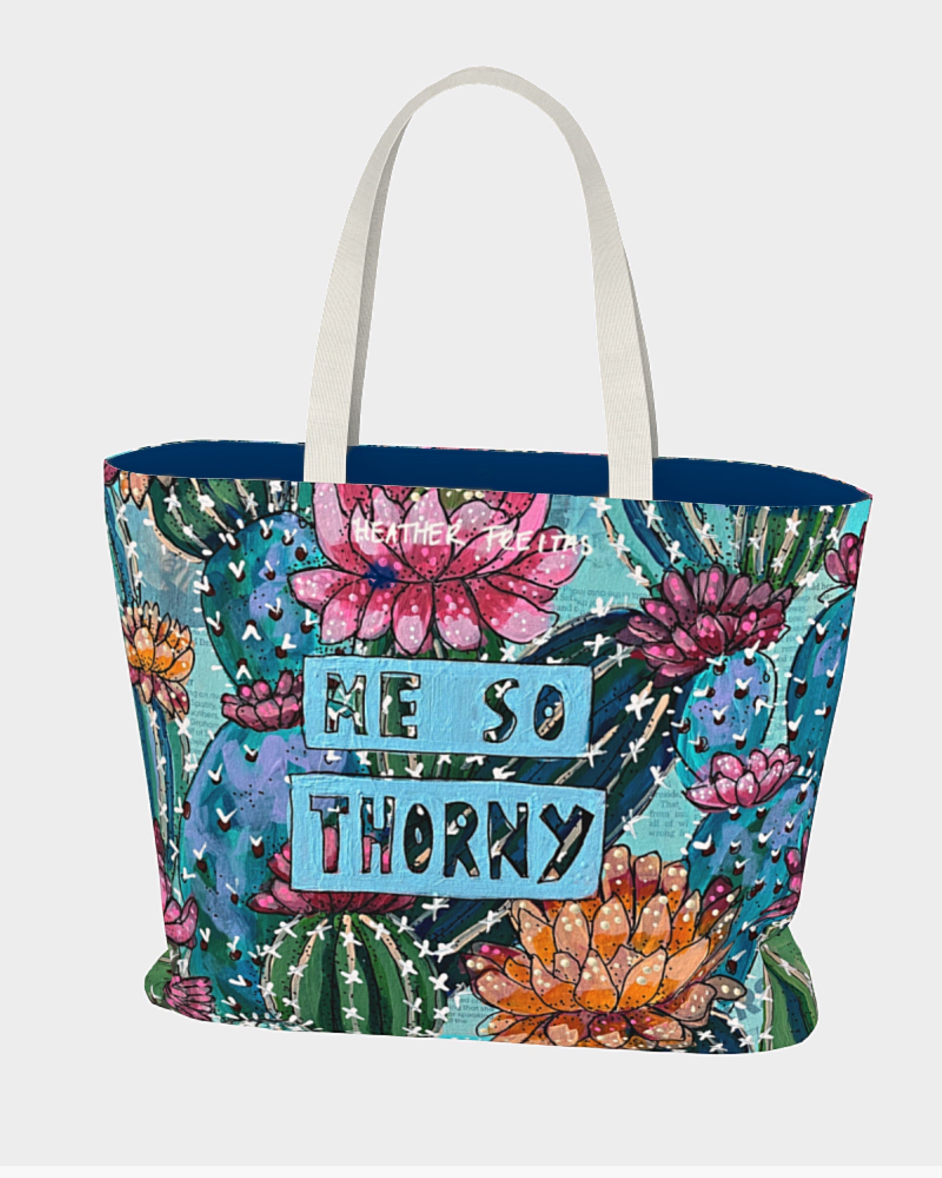 Me So Thorny Oversized Tote