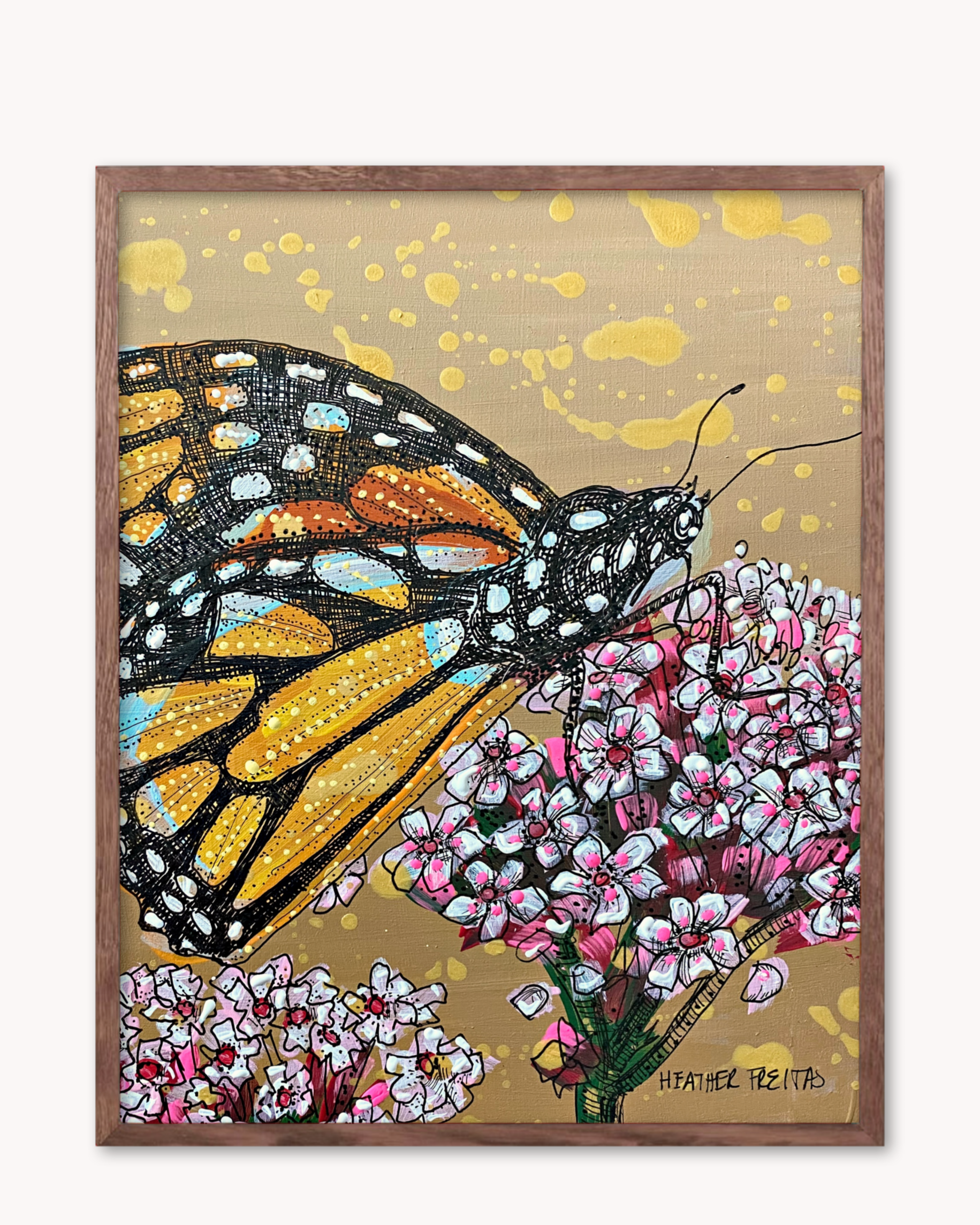 Citrine Monarch - Limited Edition Print