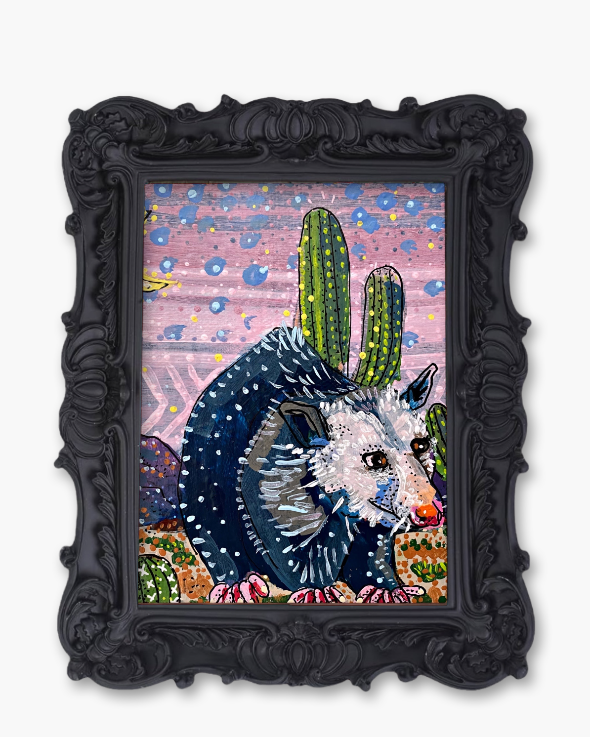 Southwest Opossum Fine Art Magnet ( Large )