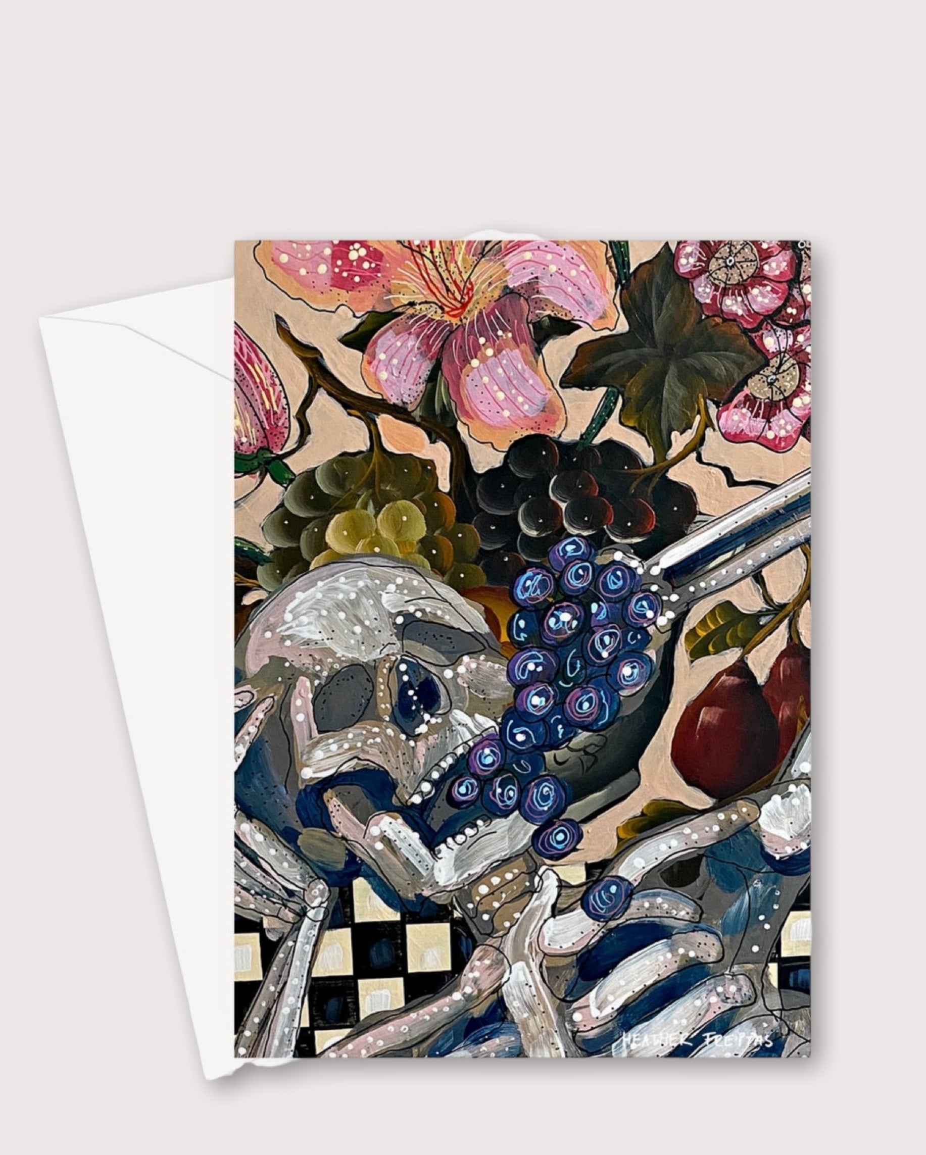 Wine & Dine Greeting Card / Fine Art Print