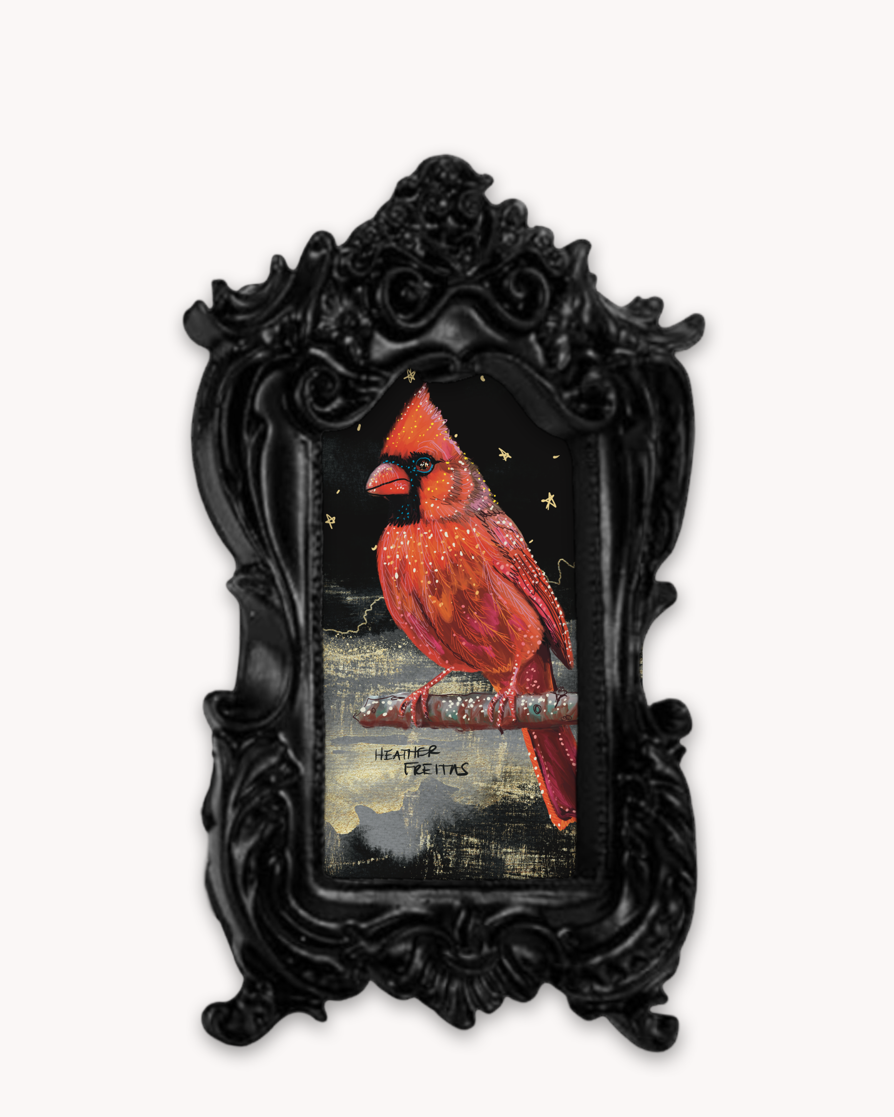 Cardinal Framed Magnet