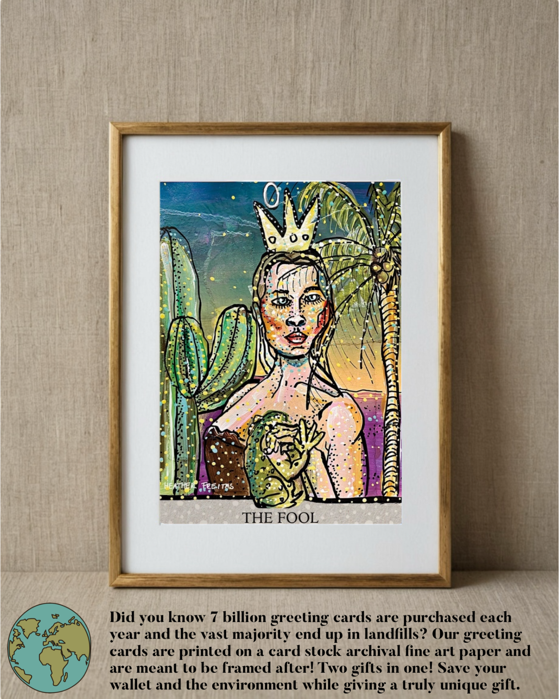 The Fool Greeting Card / Fine Art Print