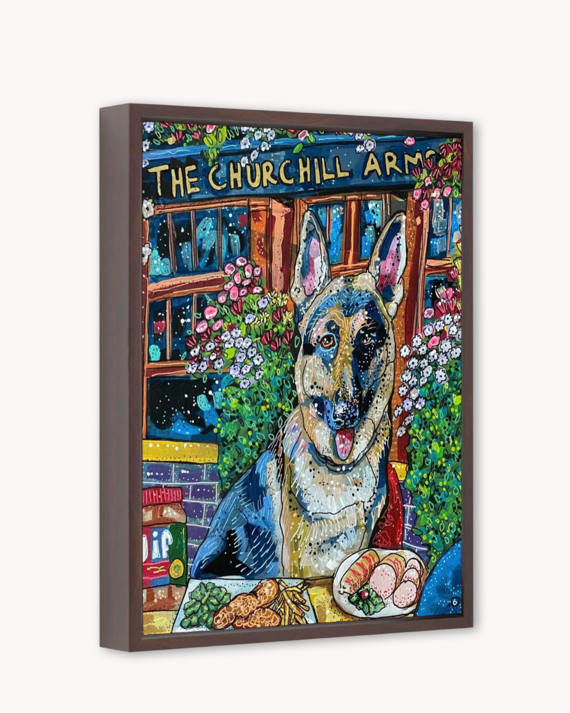 Custom Pet Portrait Painting - Gallery Wrapped Canvas