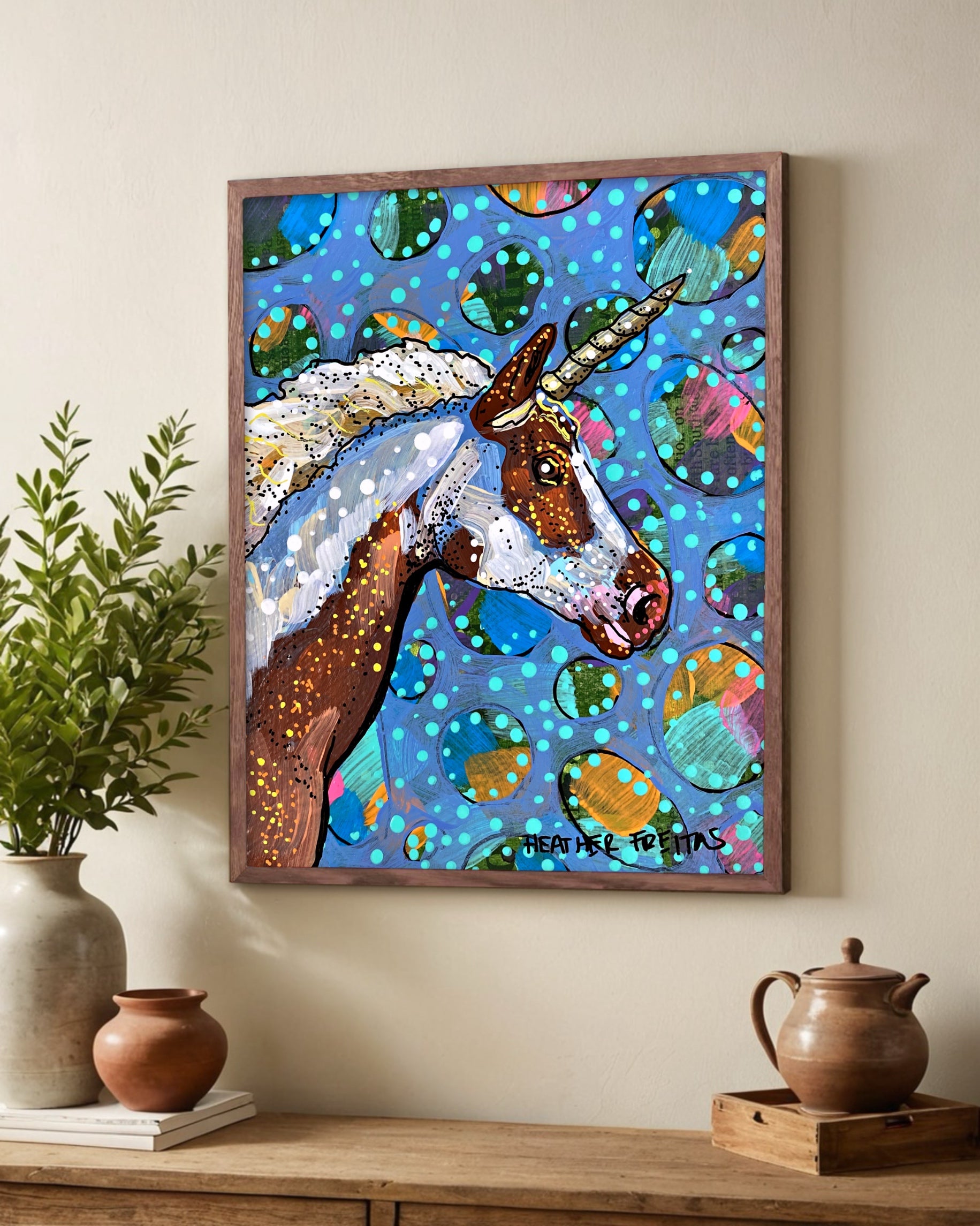 Painted Unicorn - Limited Edition Print